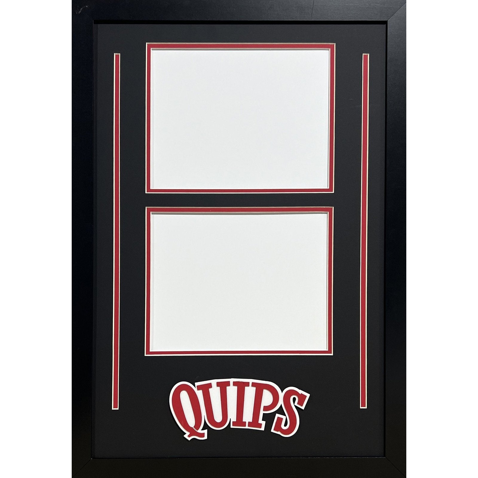 Aliquippa Quips Custom School Photo Frame 2 8x10s Landscape Style_ 1