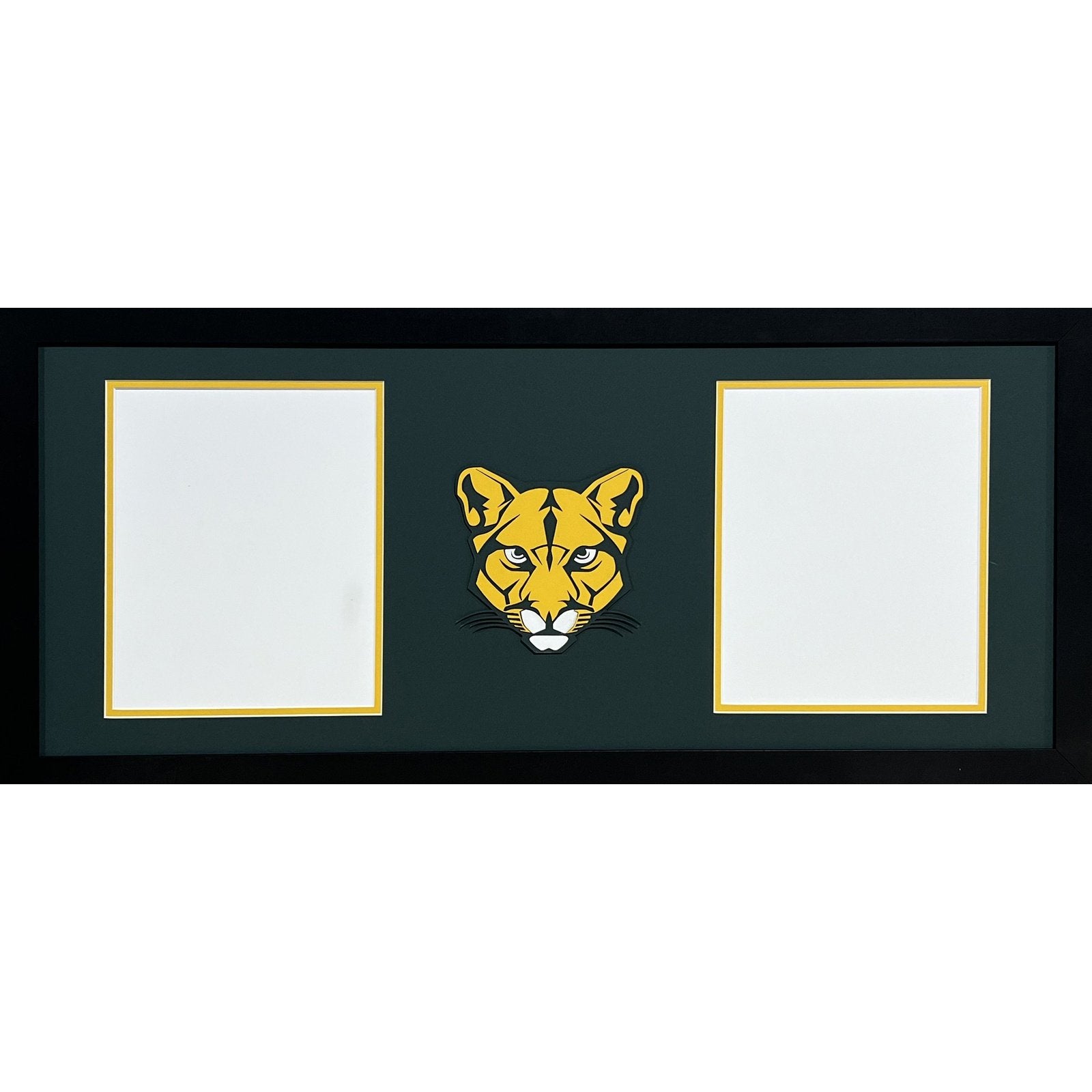 Blackhawk Cougars Custom School 2 Photo Frame 2 Vertical 8x10s Portrait Style_ 1