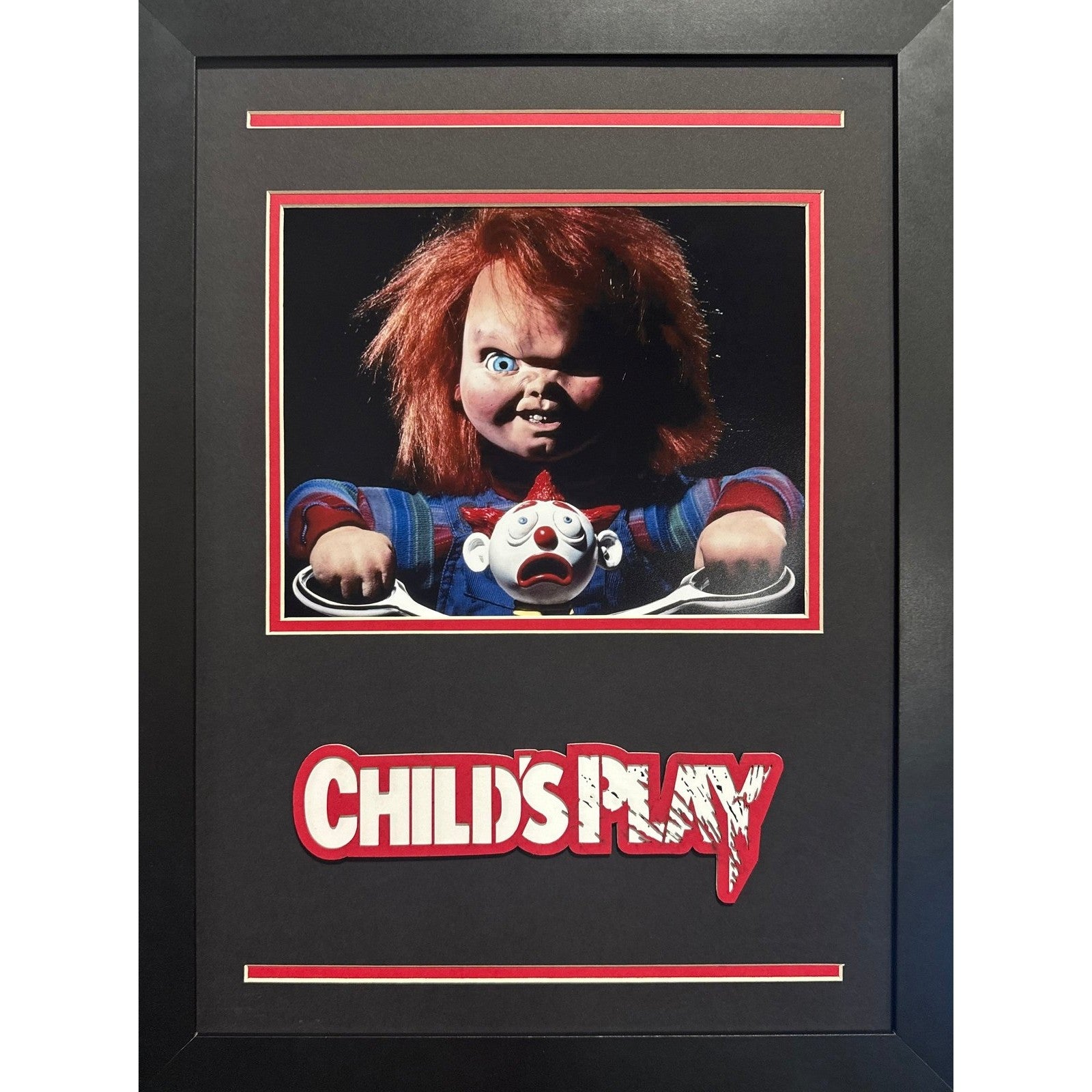 Child's Play Chucky Custom 8x10 Landscape Photo Frame Comic-Con Brad Dourif_ 2