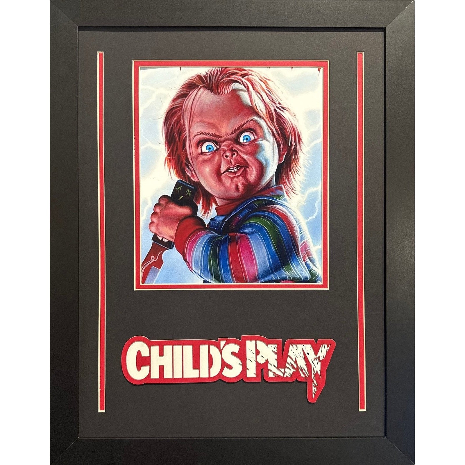 Child's Play Chucky Custom 8x10 Portrait Photo Frame Comic-Con Brad Dourif_ 2