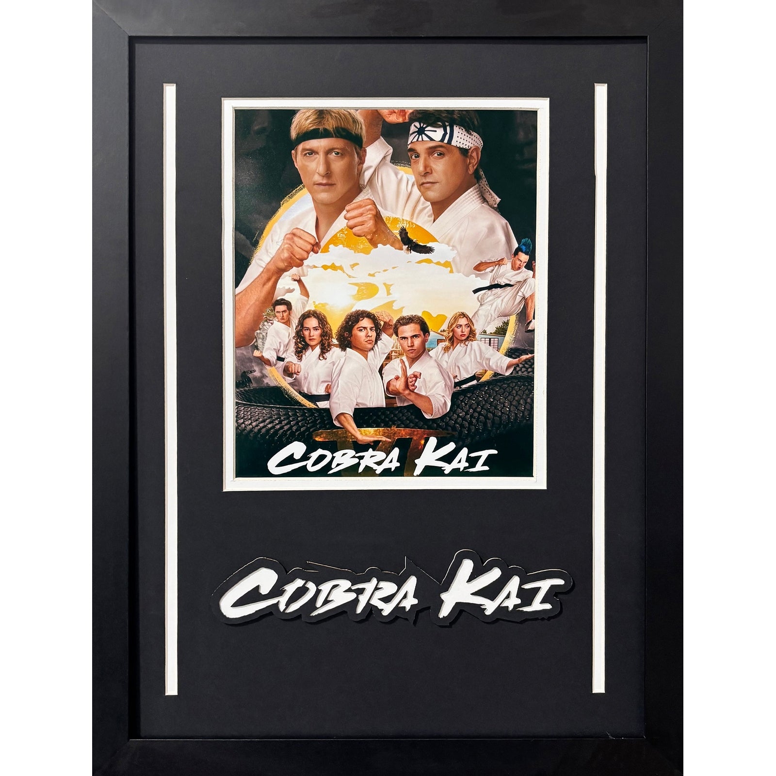 Cobra Kai Custom 8x10 Photo Frame Frank Macchio Celebrity Comic-Con_ 1