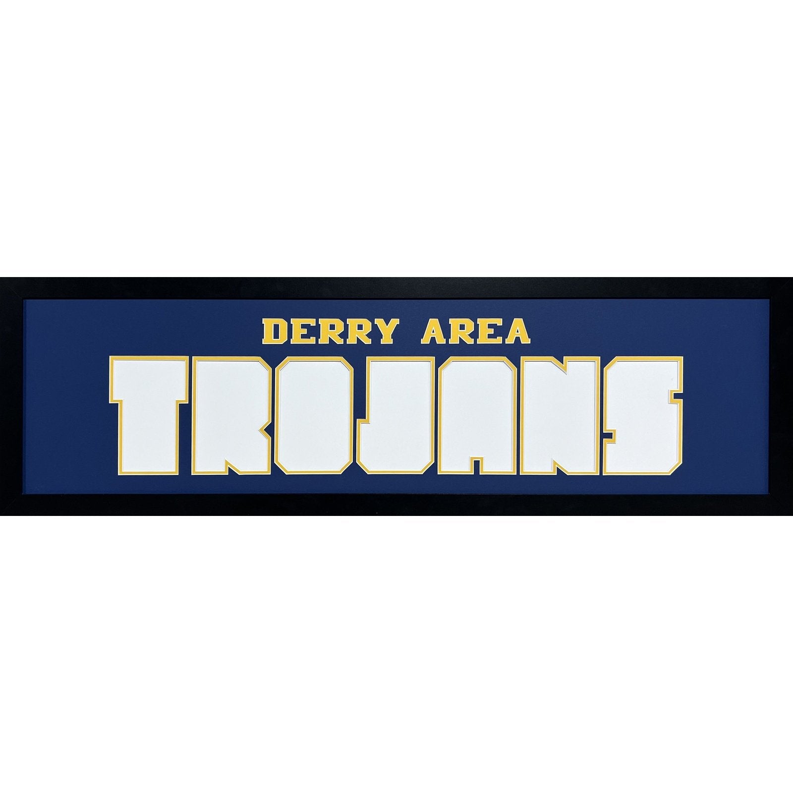 Derry Area Trojans Custom School Nameplate 7 Photo Frame_ 1