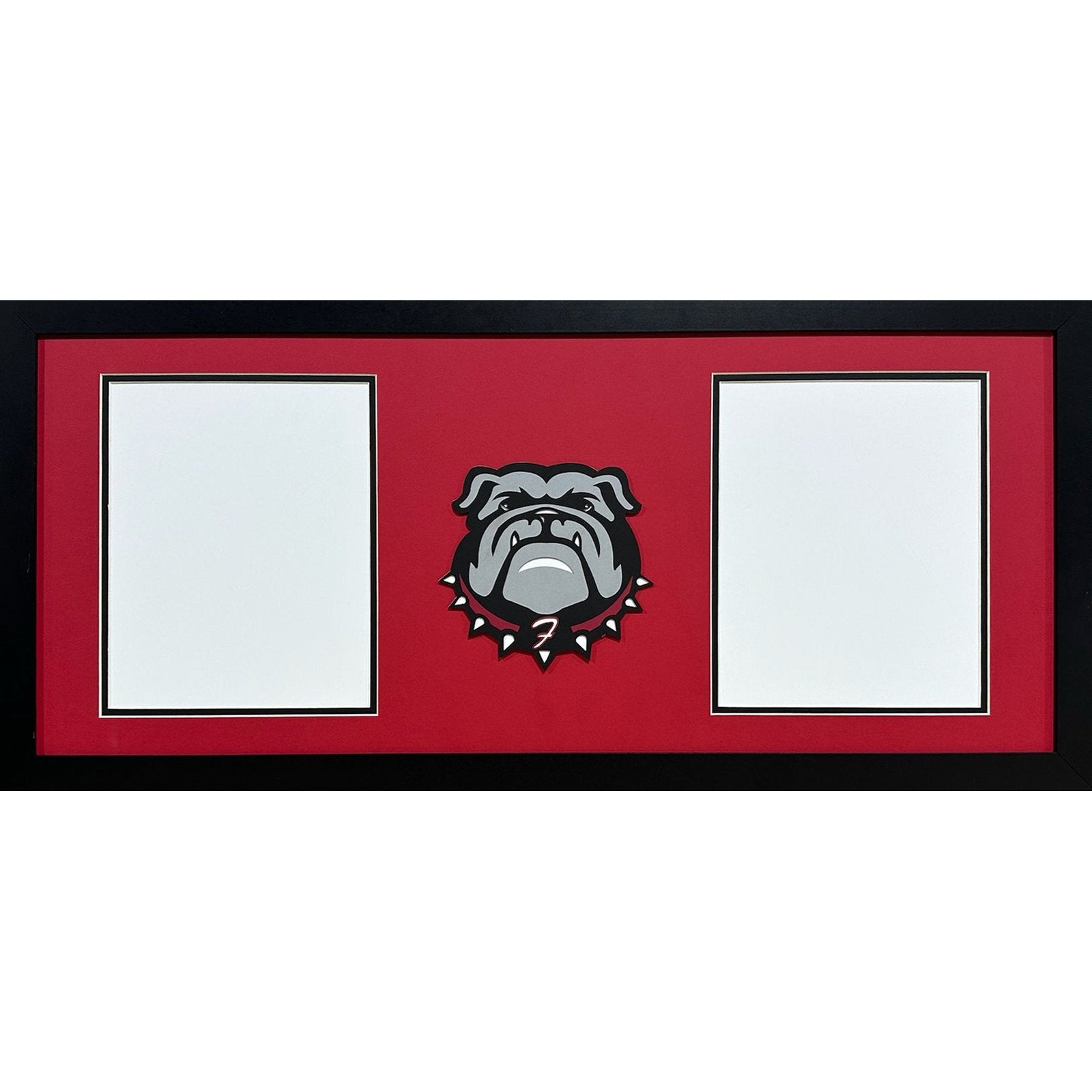 Freedom Area Bulldogs Custom School 2 Photo Frame 2 Vertical 8x10s Portrait Style_ 1