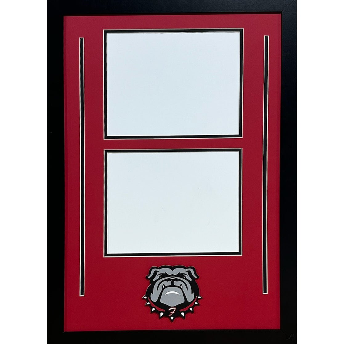 Freedom Area Bulldogs Custom School Photo Frame 2 8x10s Landscape Style_ 1