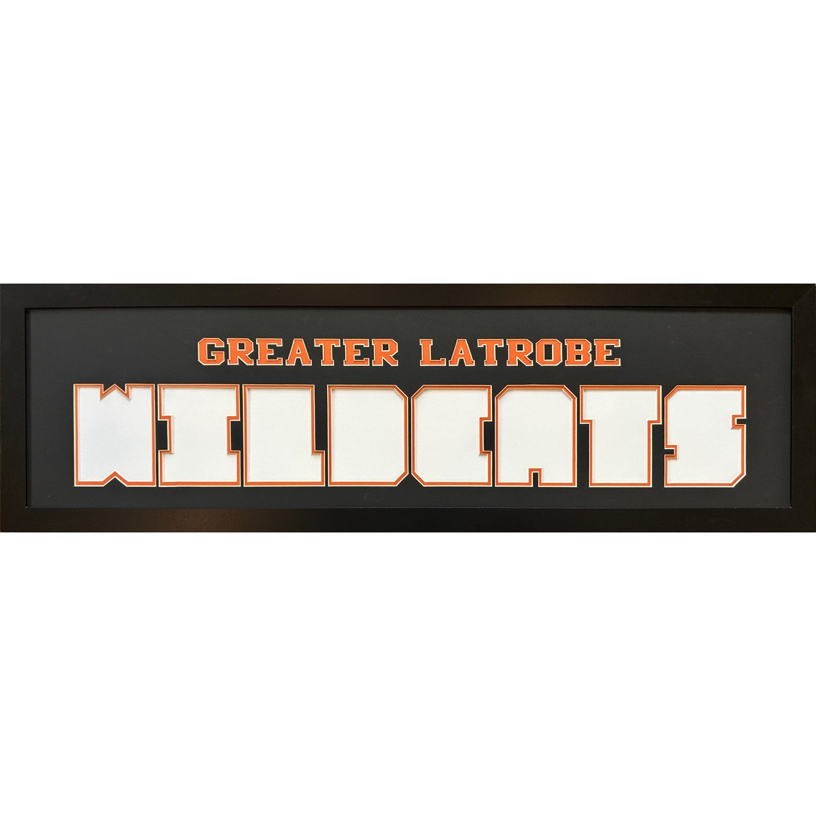 Greater Latrobe Wildcats Custom School Nameplate 8 Photo Frame_ 1