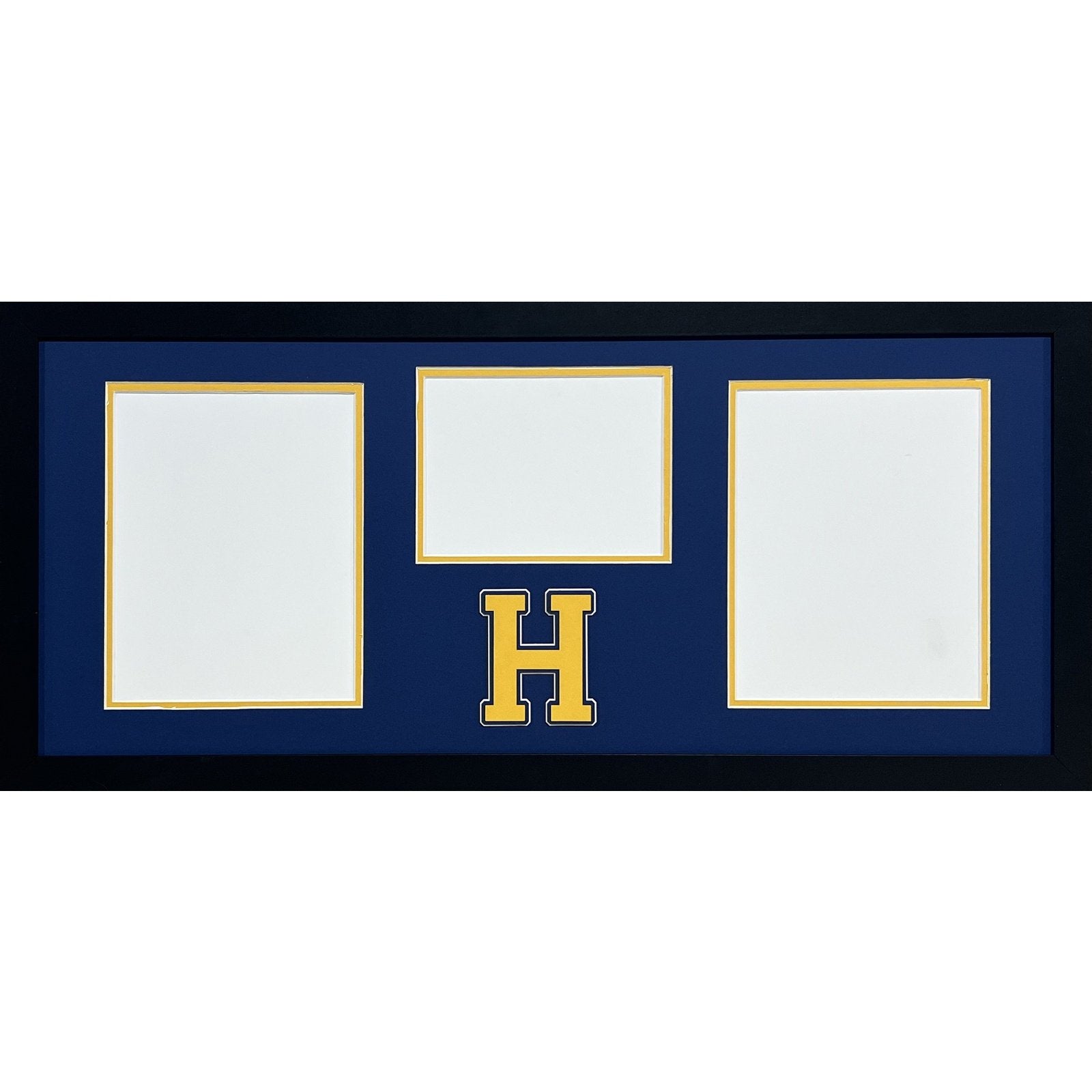 Hampton Talbots Custom School 3 Photo Frame 2-8x10s 1-6x8_ 1