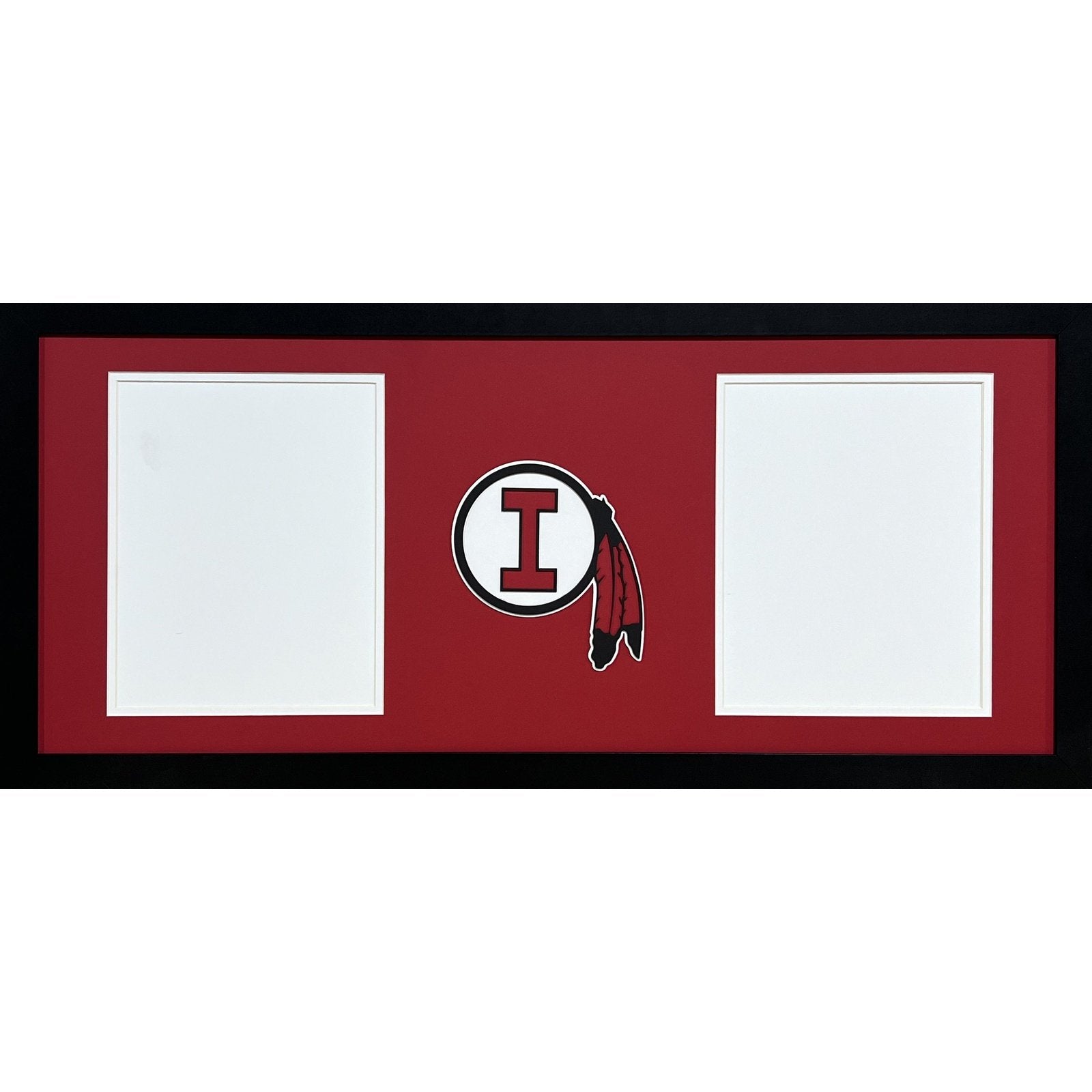 Indiana Area Custom School 2 Photo Frame 2 Vertical 8x10s Portrait Style_ 1
