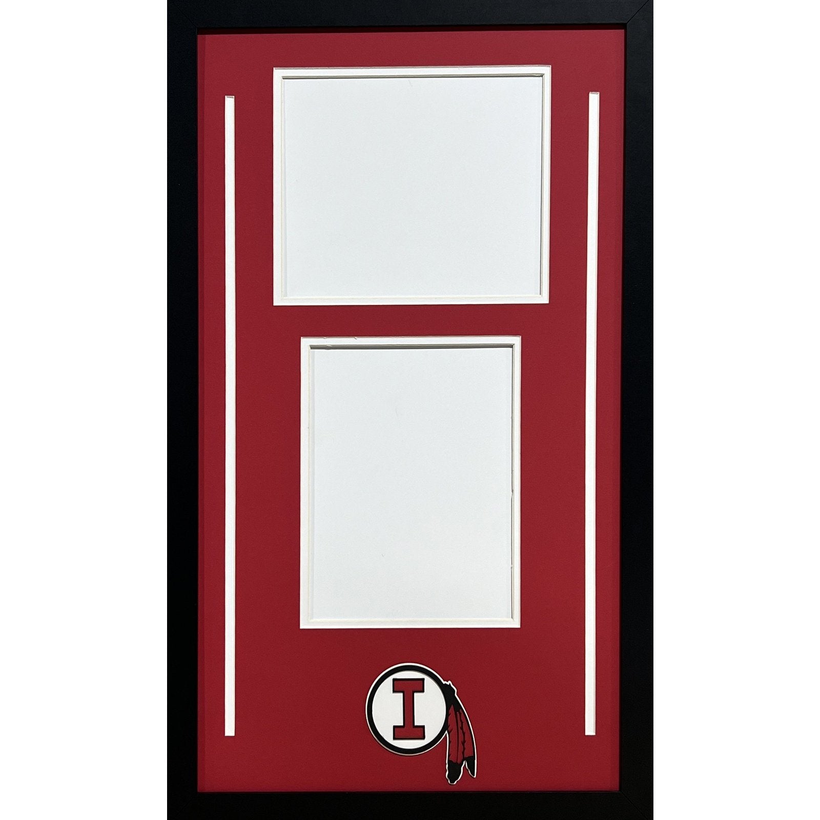 Indiana Area Custom School Frame 2 8x10 Photos - 1 Portrait 1 Landscape_ 1