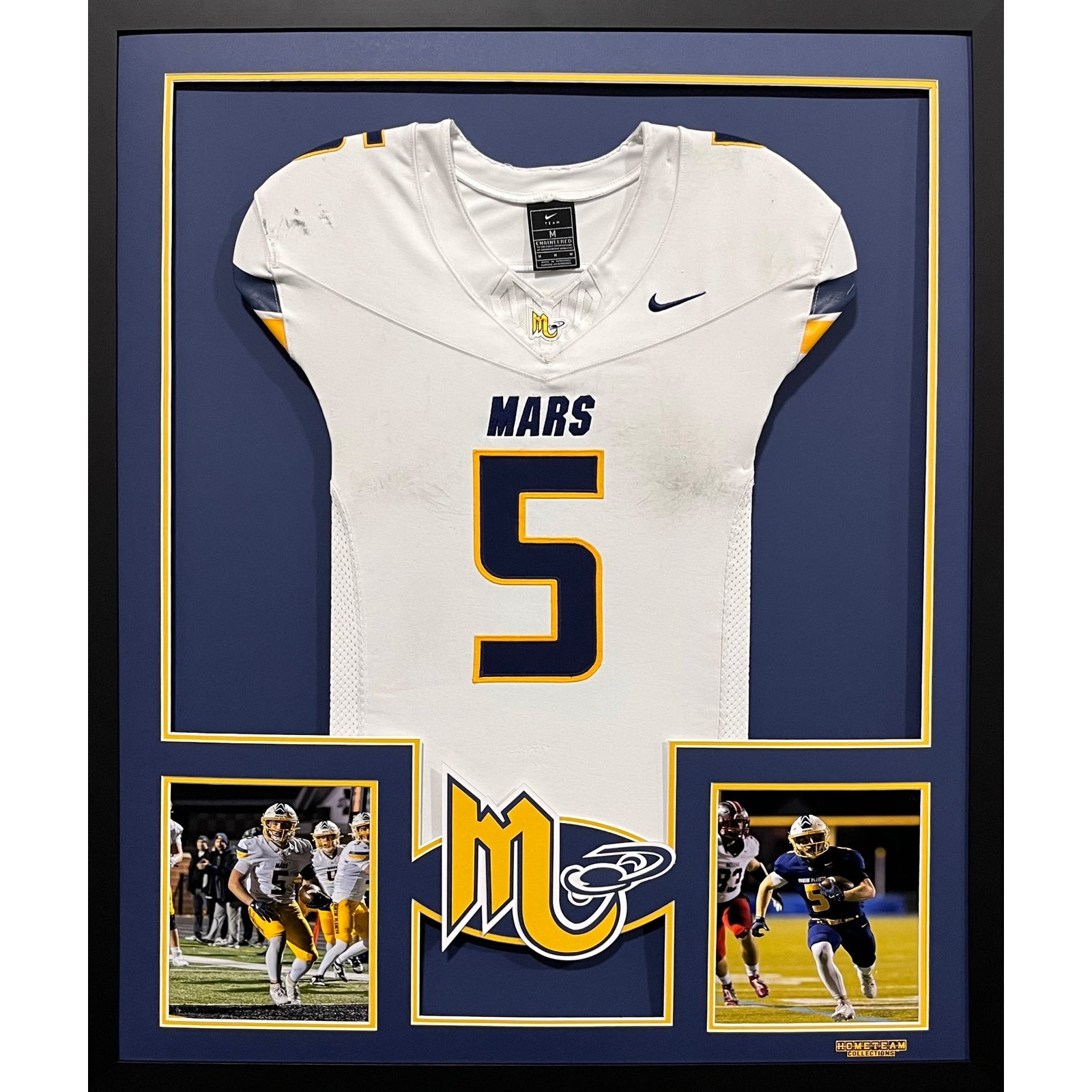 Mars Area Fightin Planets Premier Large Framed Jersey with Dual Photo Display_ 1