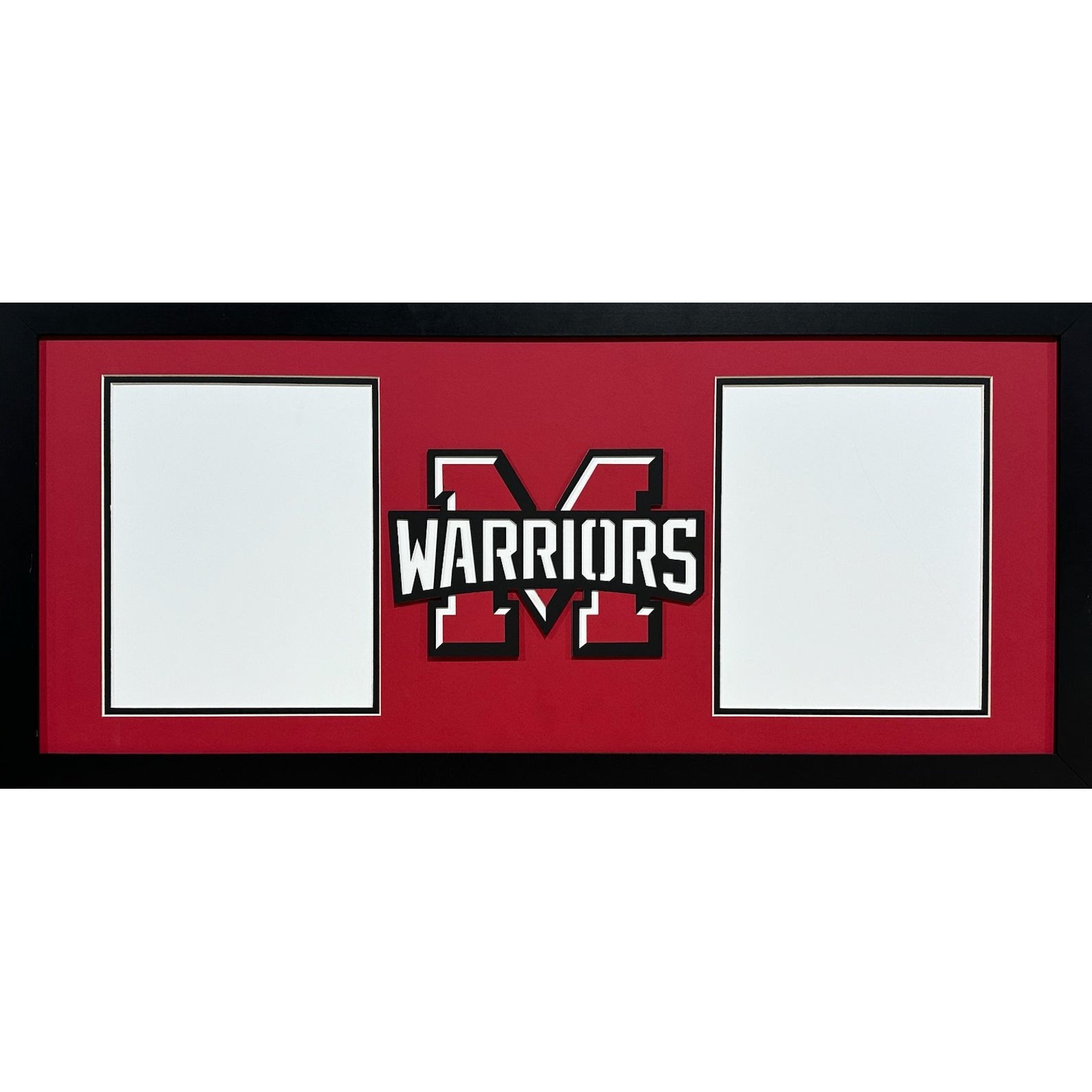Mohawk Warriors Custom School 2 Photo Frame 2 Vertical 8x10s Portrait Style_ 1