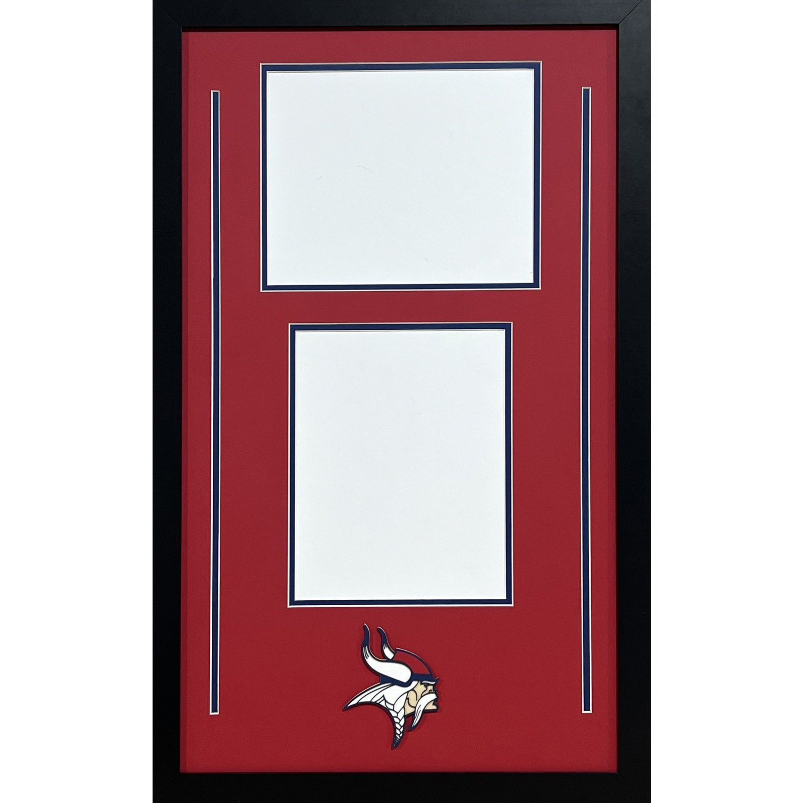 Mt Pleasant Vikings Custom School Frame 2 8x10 Photos - 1 Portrait 1 Landscape_ 1