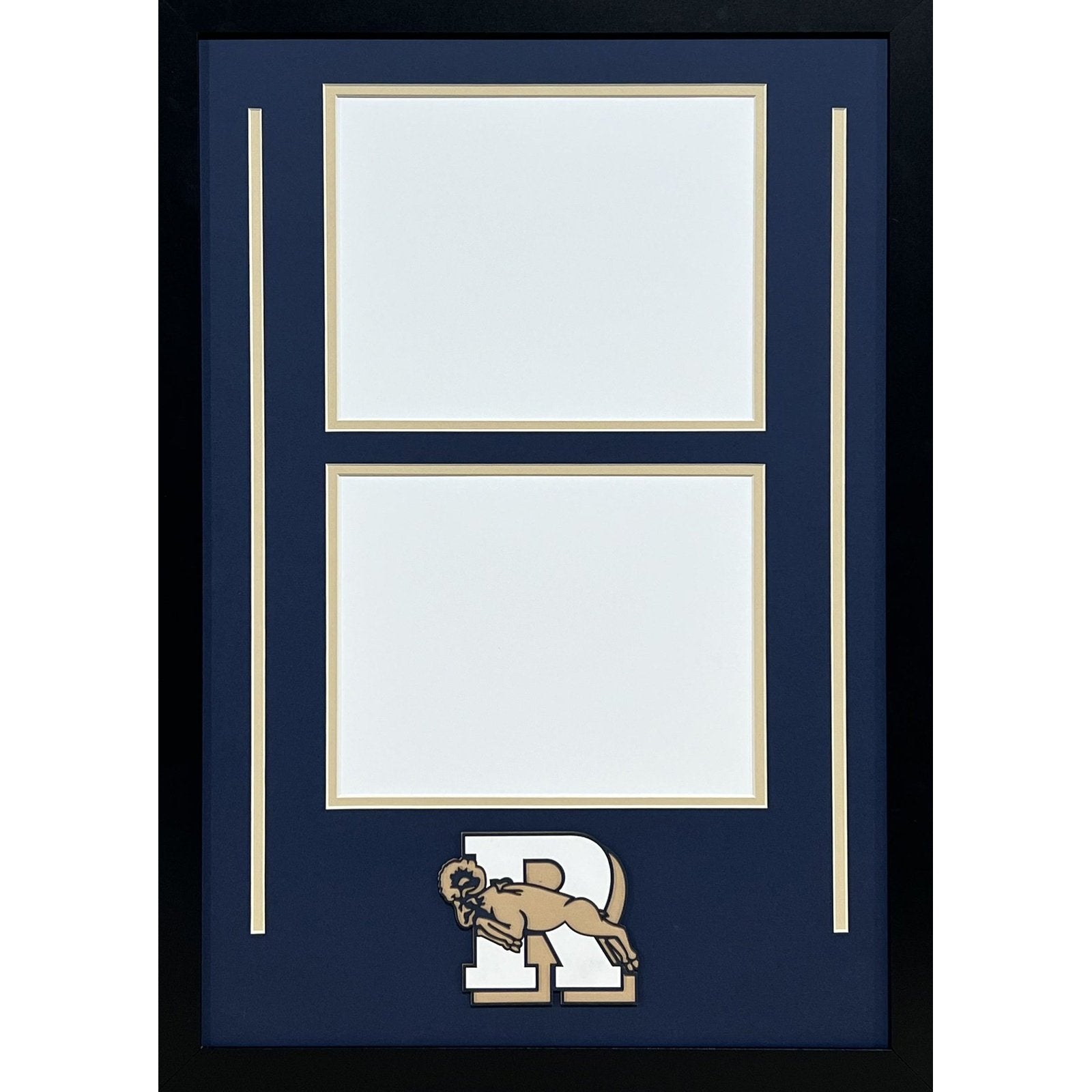 Ringgold Rams Custom School Photo Frame 2 8x10s Landscape Style_ 1