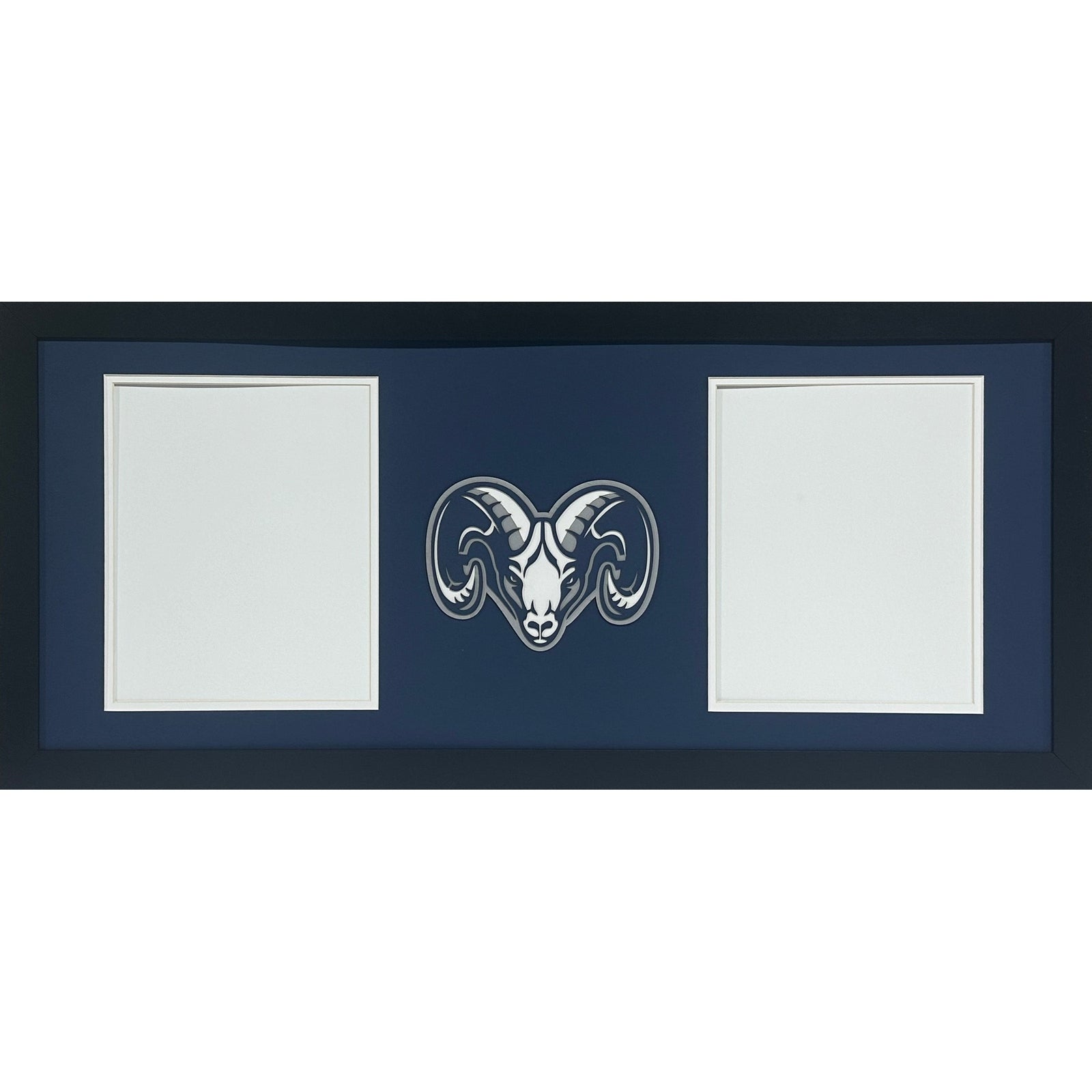 Rochester Area Rams Custom School 2 Photo Frame 2 Vertical 8x10s Portrait Style_ 1