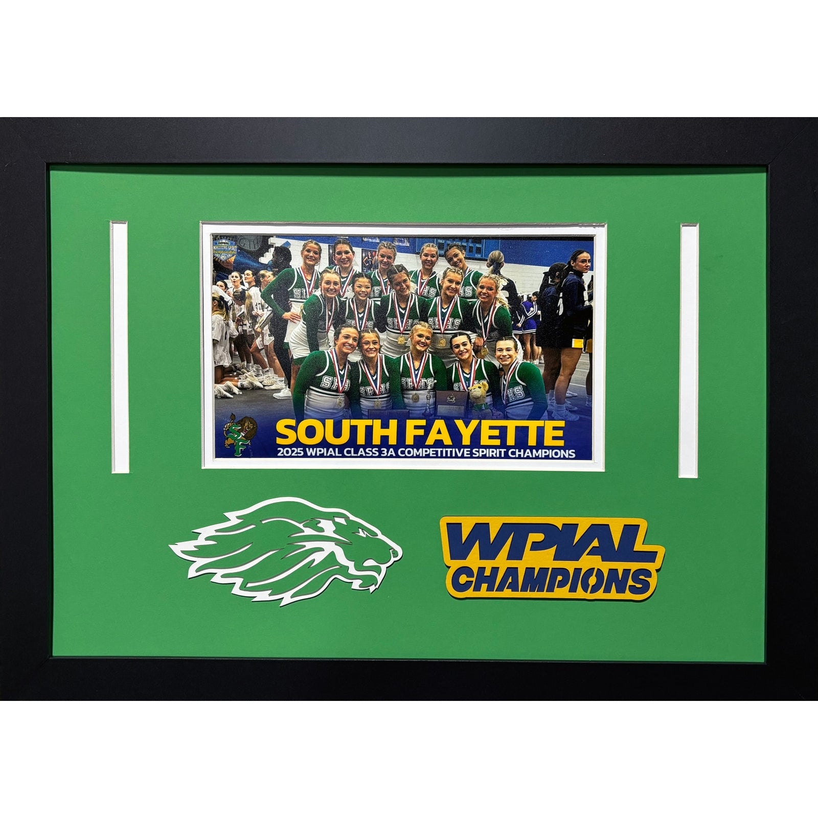 South Fayette Custom School Frame 8x10 Photo 2025 Girls Swimming WPIAL CHAMPIONS Team Picture_ 1