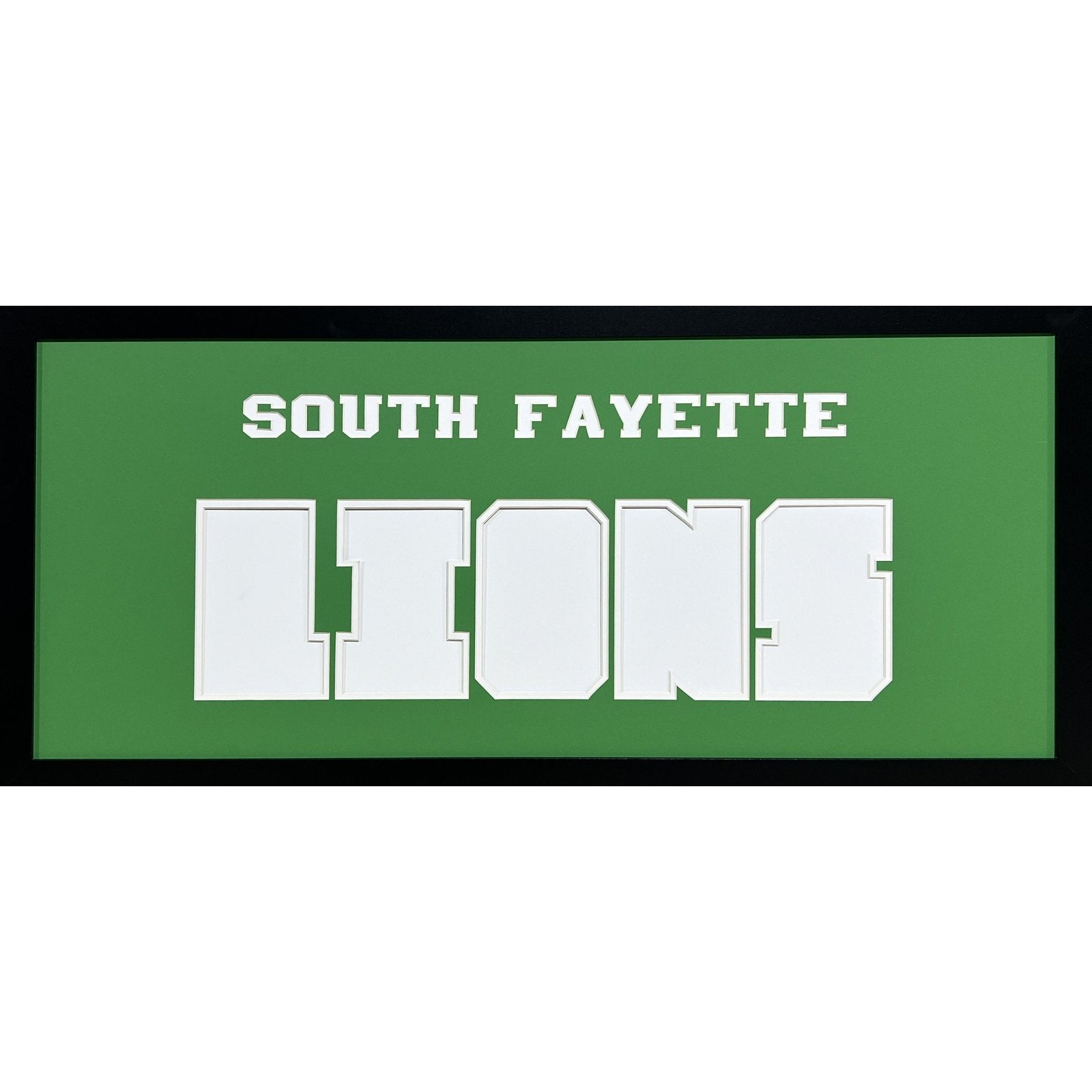 South Fayette Lions Custom School Nameplate 5 Photo Frame_ 1