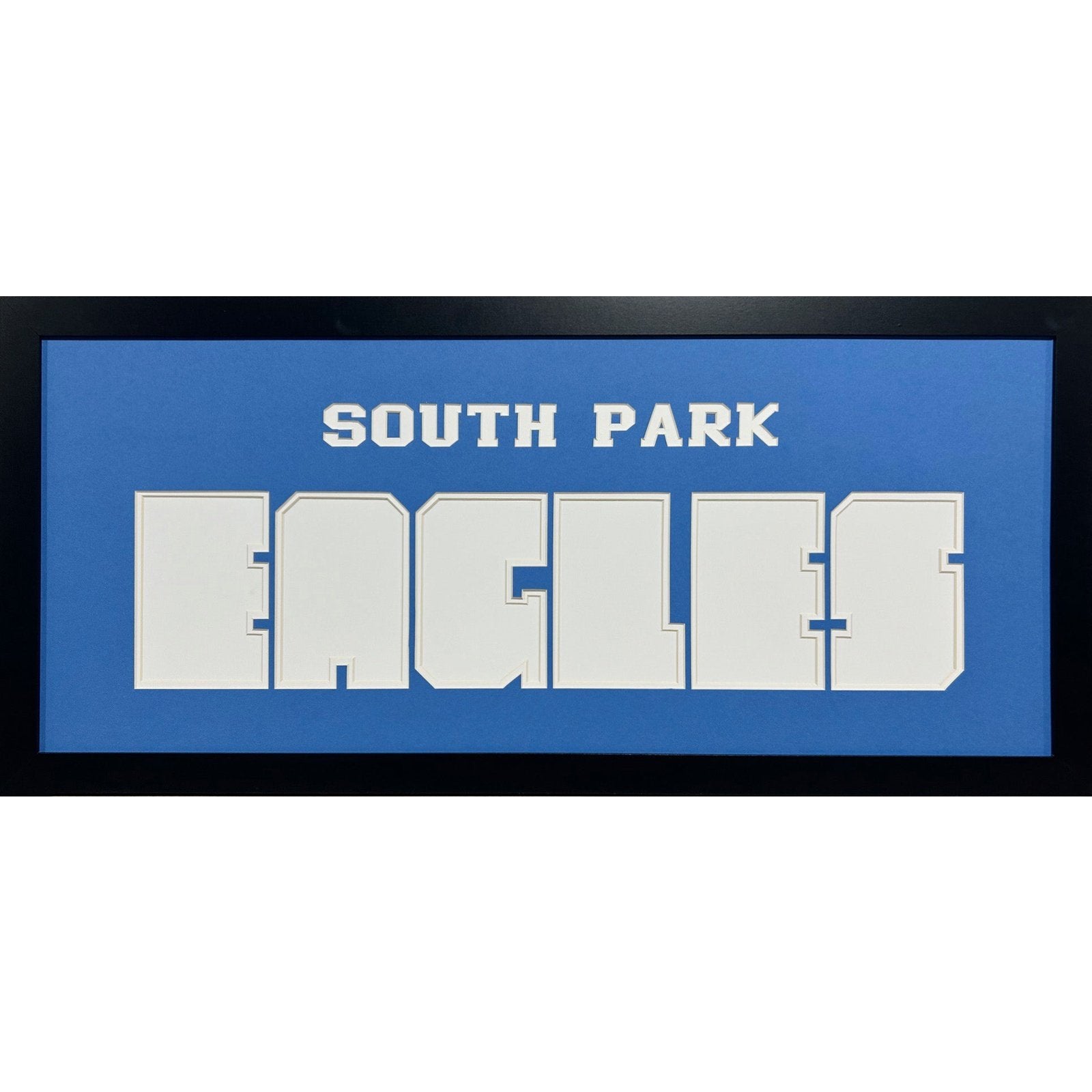 South Park Eagles Custom School Nameplate 6 Photo Frame_ 1