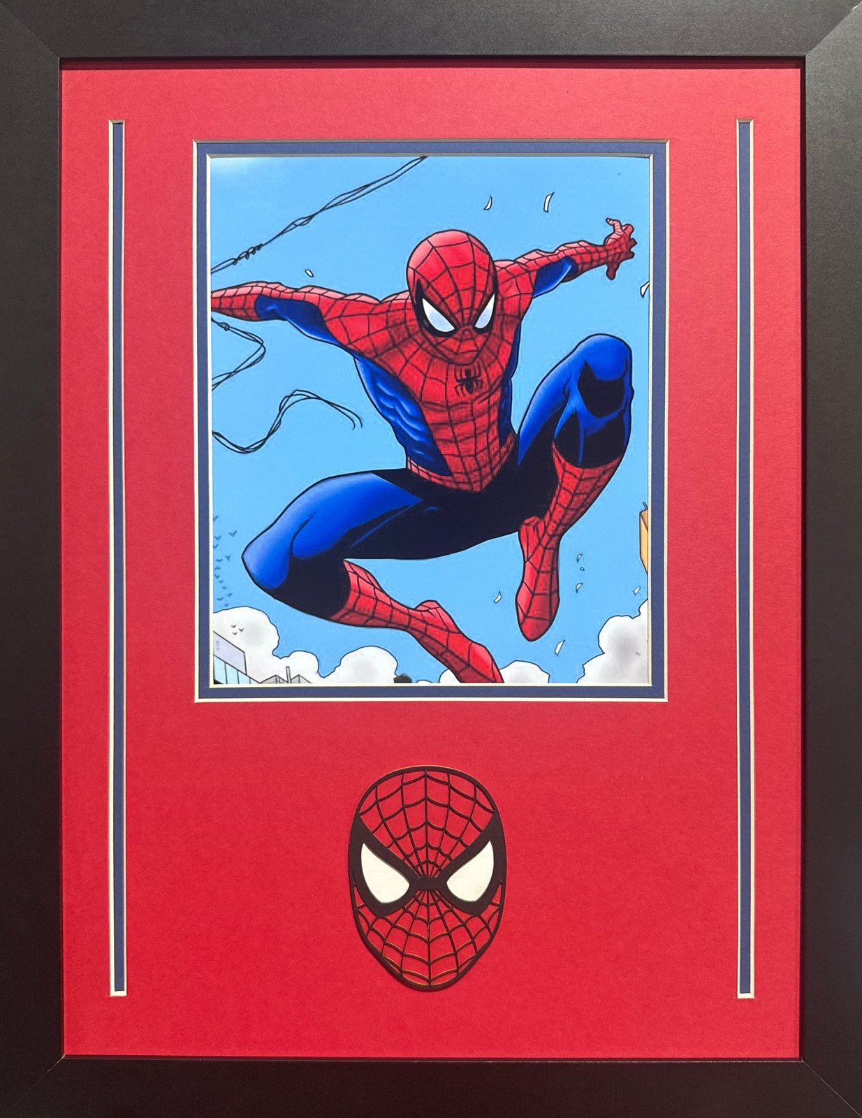 Spiderman Custom 8x10 Portrait Photo Frame Comic-Con