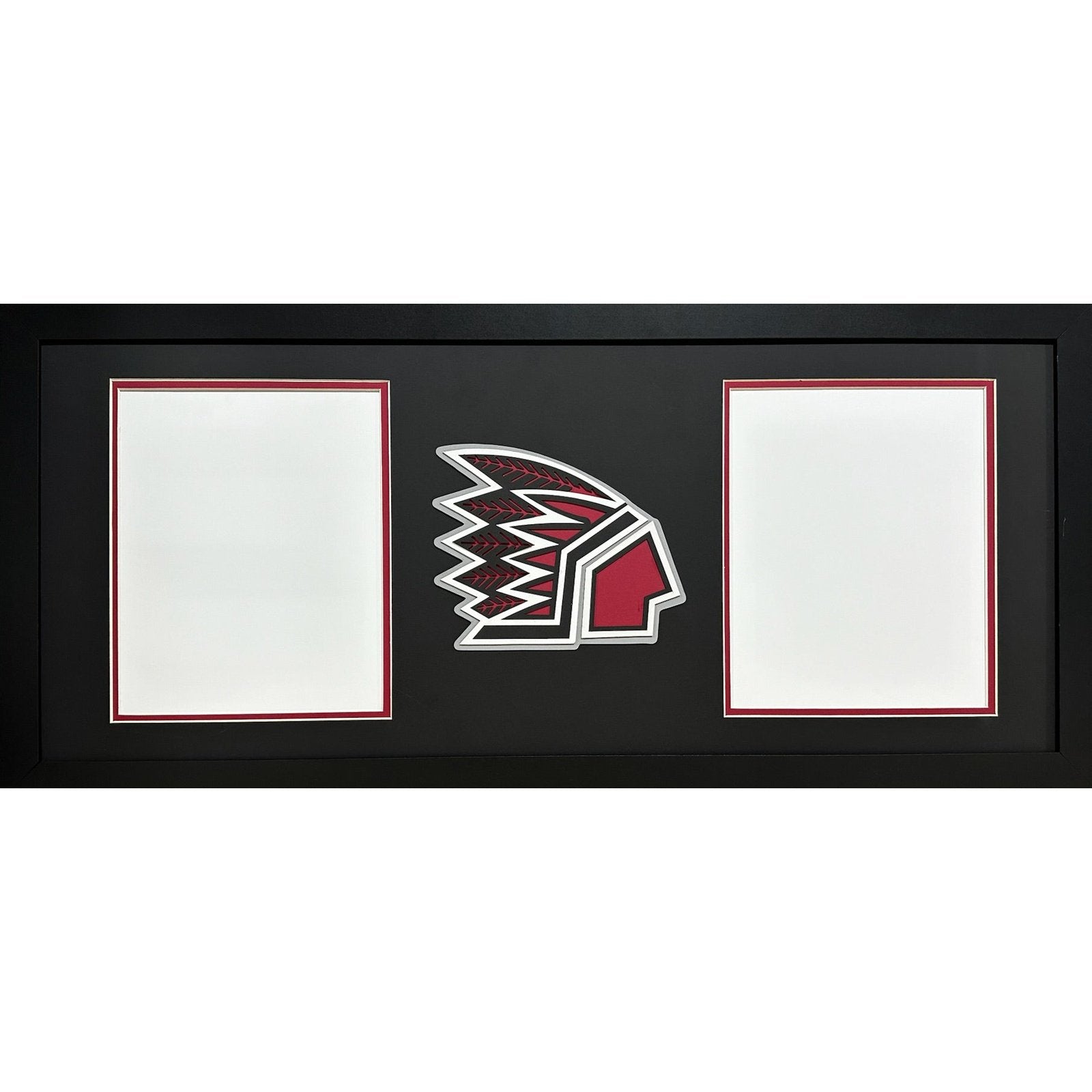 Waynesburg Raiders Custom School 2 Photo Frame 2 Vertical 8x10s Portrait Style_ 1