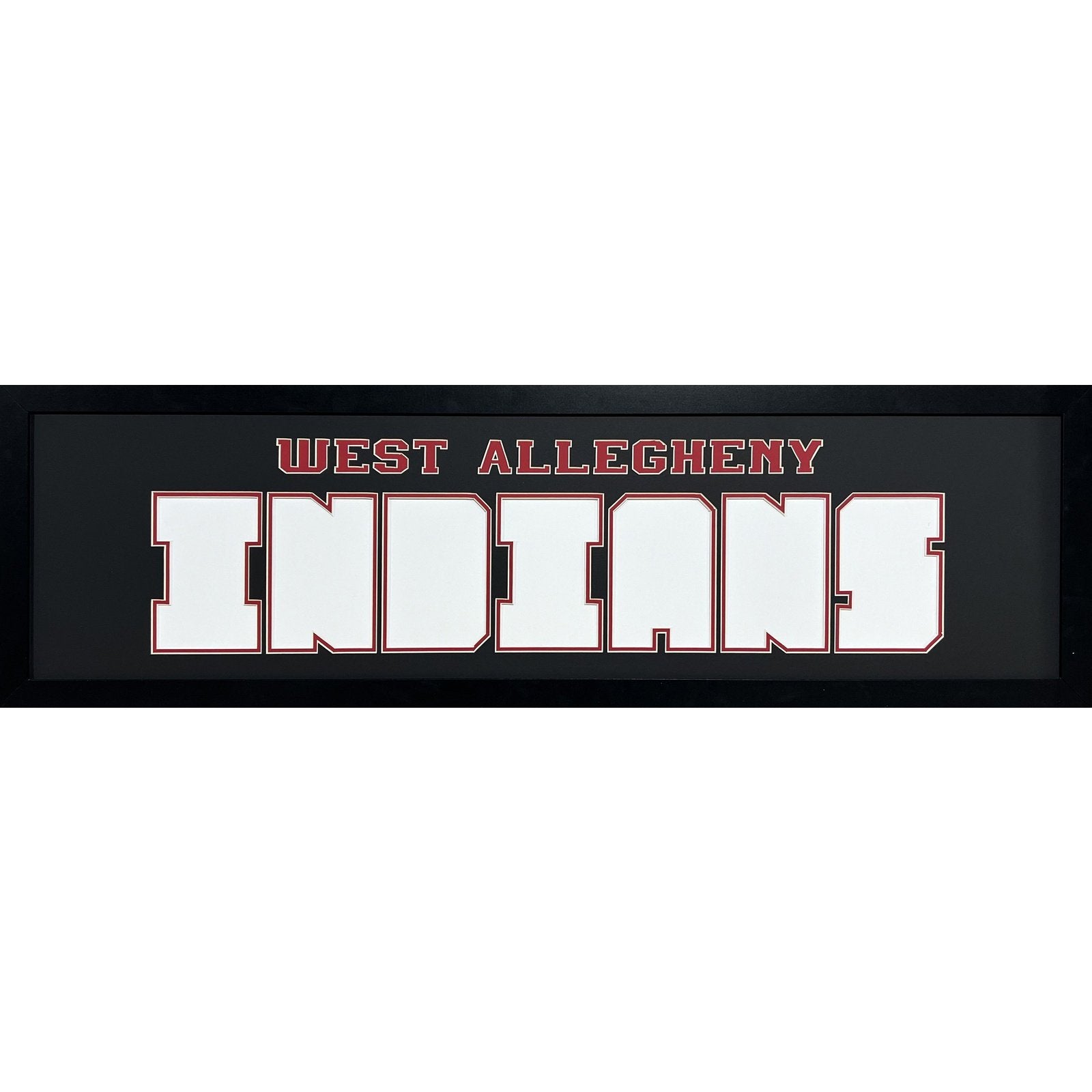 West Allegheny Indians Custom School Nameplate 7 Photo Frame_ 1