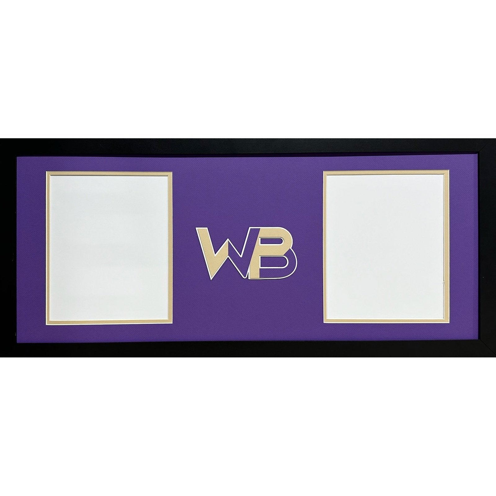 Western Beaver Golden Beavers Custom School 2 Photo Frame 2 Vertical 8x10s Portrait Style_ 1