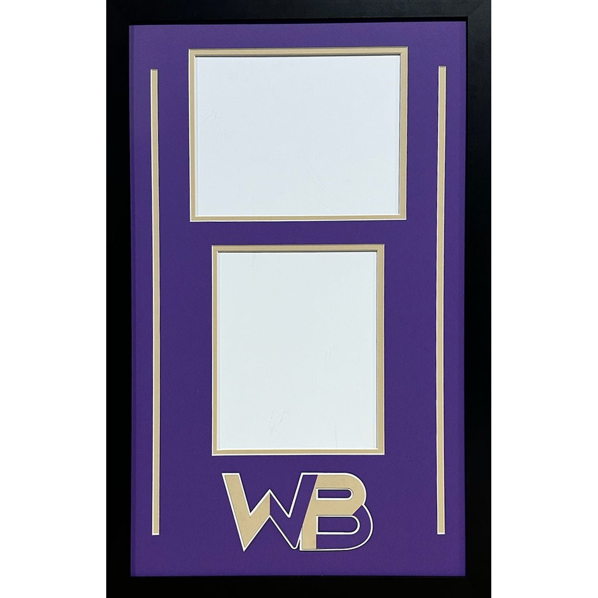 Western Beaver Golden Beavers Custom School Frame 2 8x10 Photos - 1 Portrait 1 Landscape_ 1