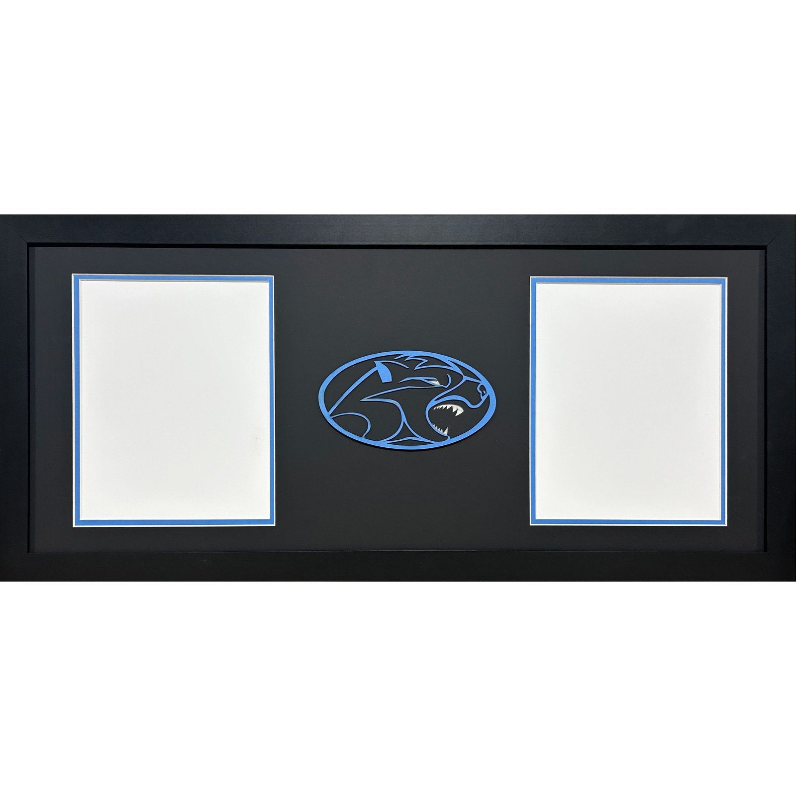 Woodland Hills Wolverines Custom School 2 Photo Frame 2 Vertical 8x10s Portrait Style_ 1
