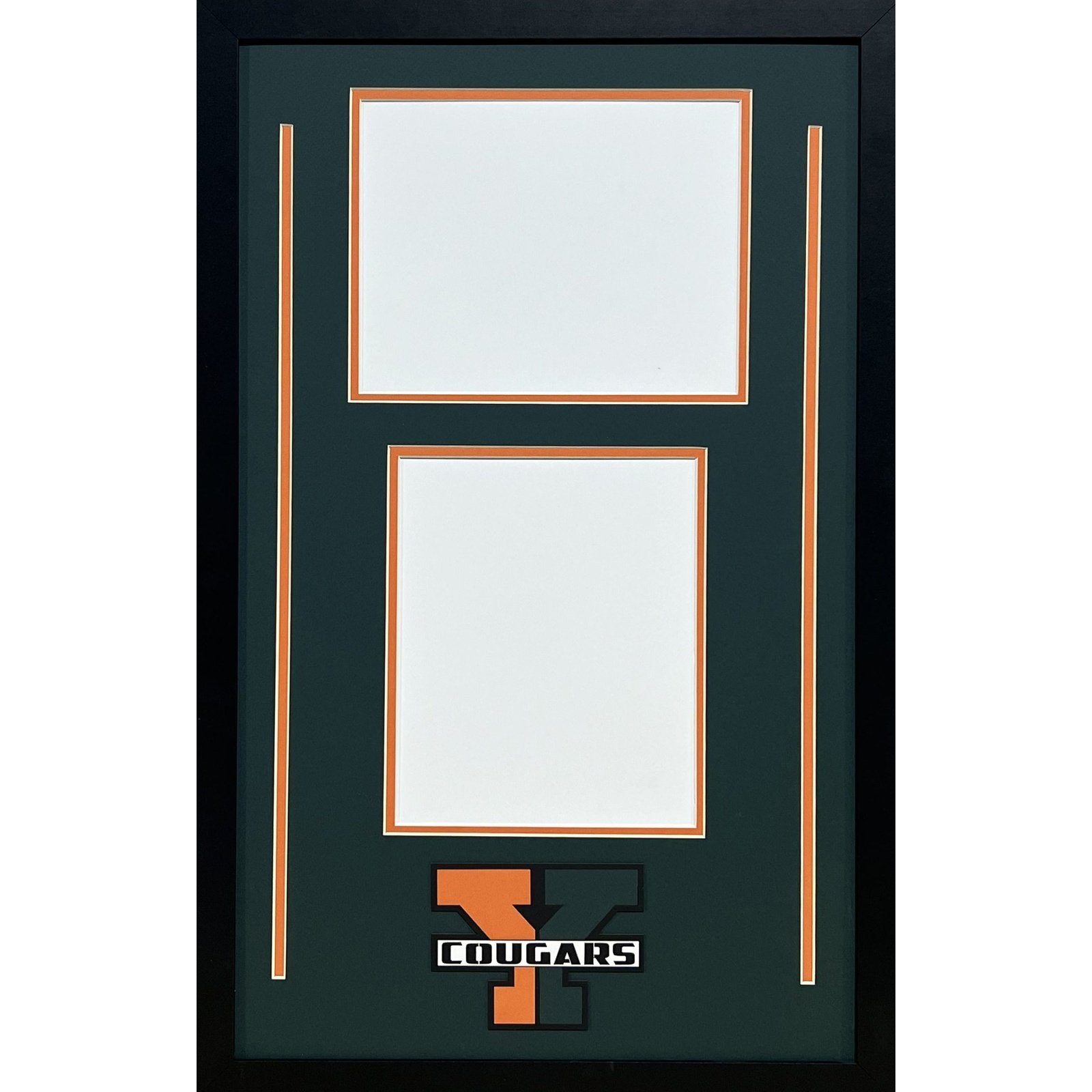 Yough Cougars Custom School Frame 2 8x10 Photos - 1 Portrait 1 Landscape_ 1