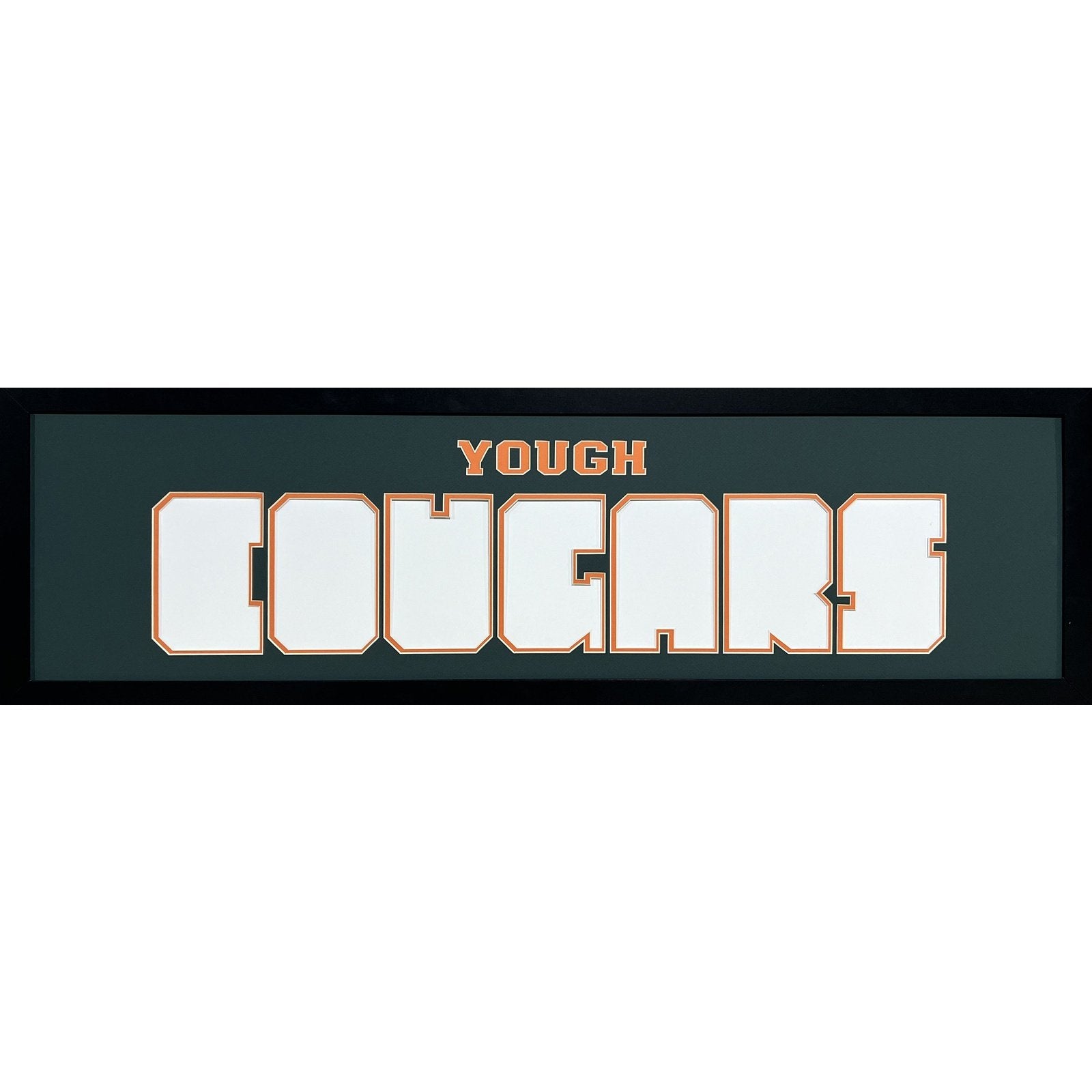 Yough Cougars Custom School Nameplate 7 Photo Frame_ 1
