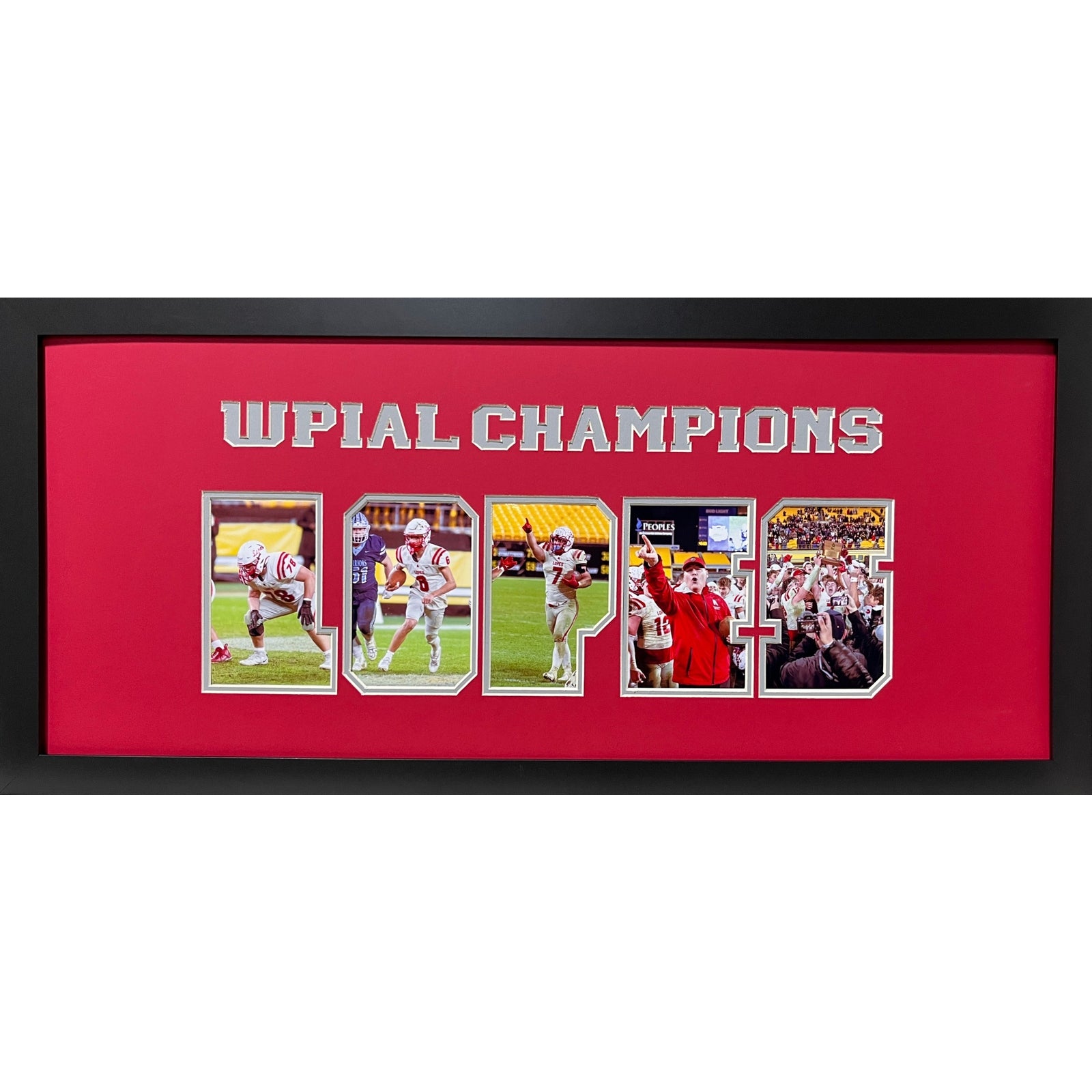 Avonworth Lopes Custom School Nameplate 5 Photo Frame WPIAL CHAMPIONS_ 1