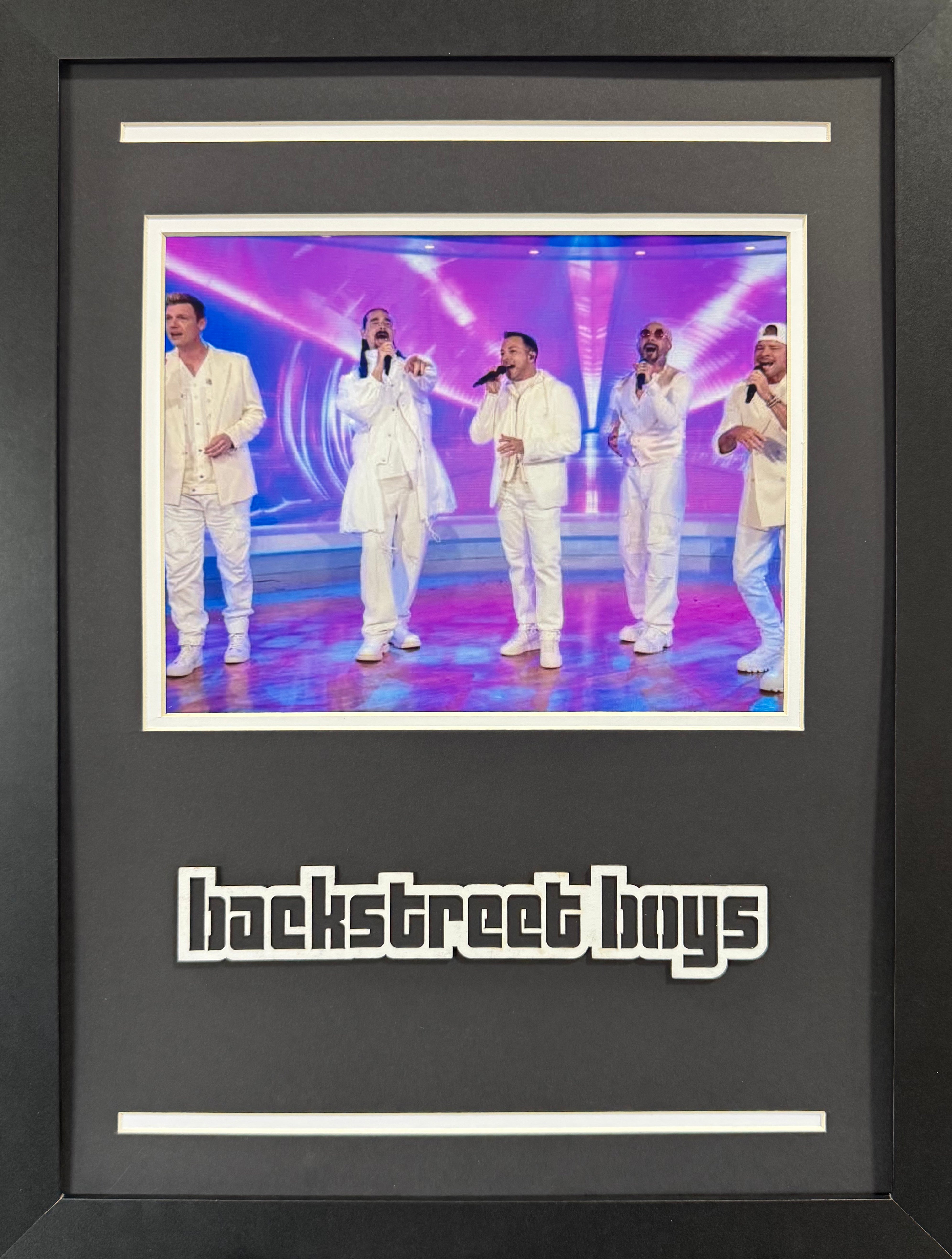 Backstreet Boys BSB Nick Carter Custom 8x10 Landscape Photo Frame Comic-Con