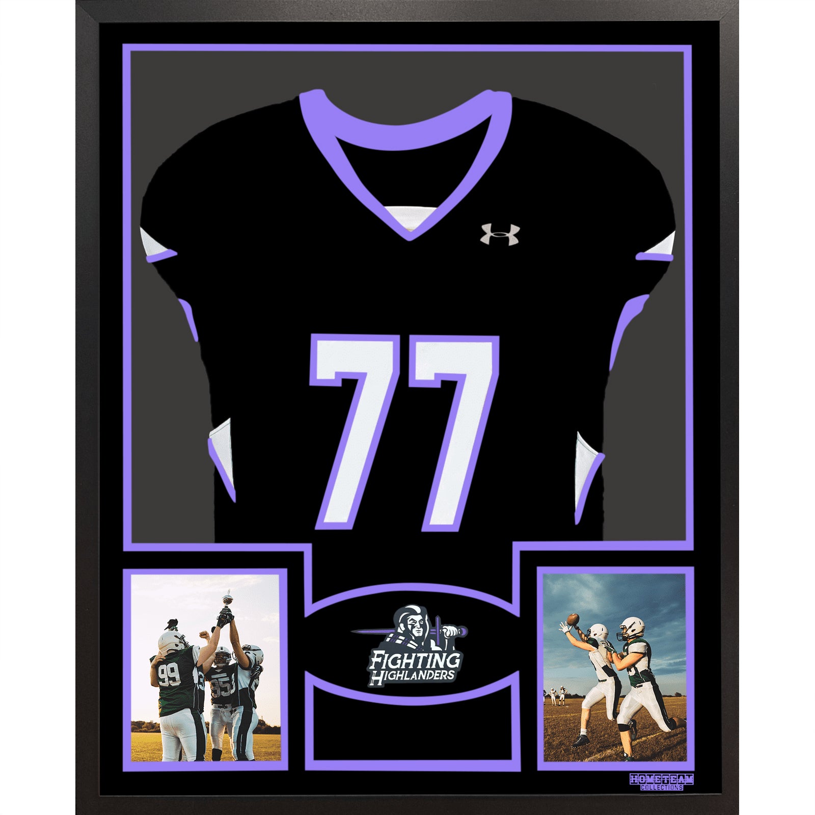 Baldwin Fighting Highlanders Premier Large Framed Jersey with Dual Photo Displays_ 1