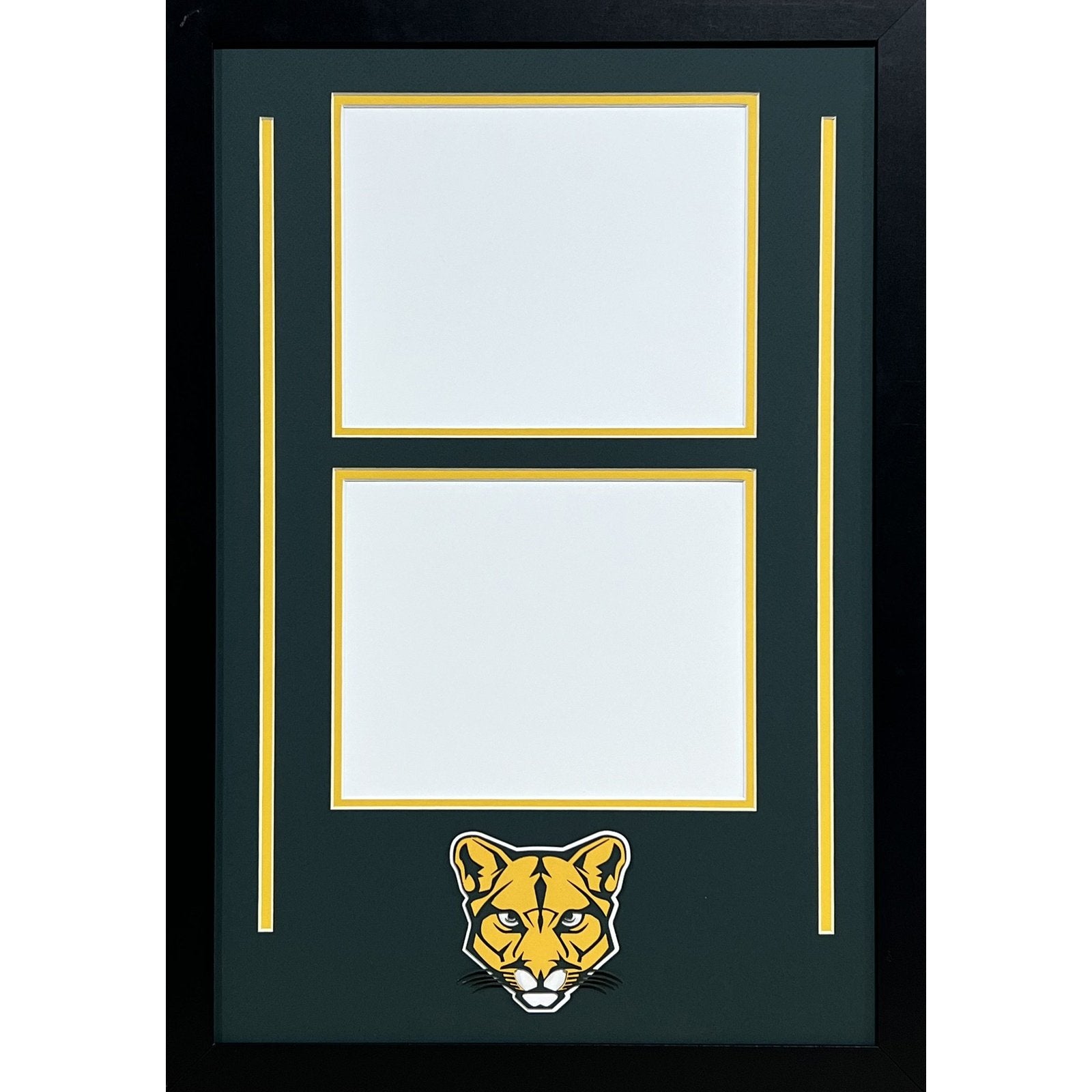 Blackhawk Cougars Custom School Photo Frame 2 8x10s Landscape Style_ 1