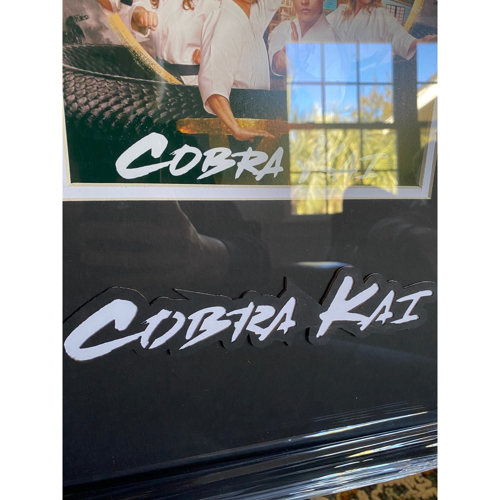 Cobra Kai Custom 8x10 Photo Frame Frank Macchio Celebrity Comic-Con_ 2