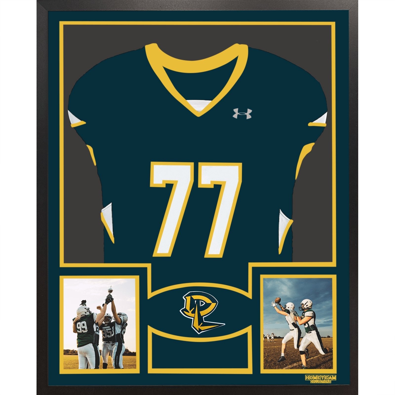 Deer Lakes Lancers Premier Large Framed Jersey with Dual Photo Displays_ 1