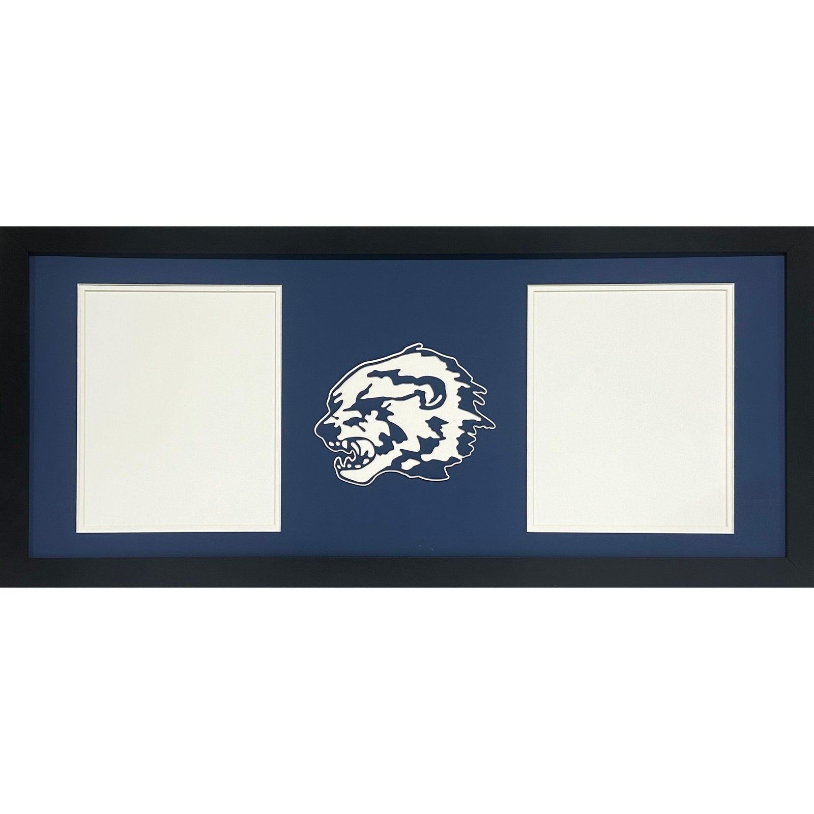 Ellwood City Wolverines Custom School 2 Photo Frame 2 Vertical 8x10s Portrait Style_ 1