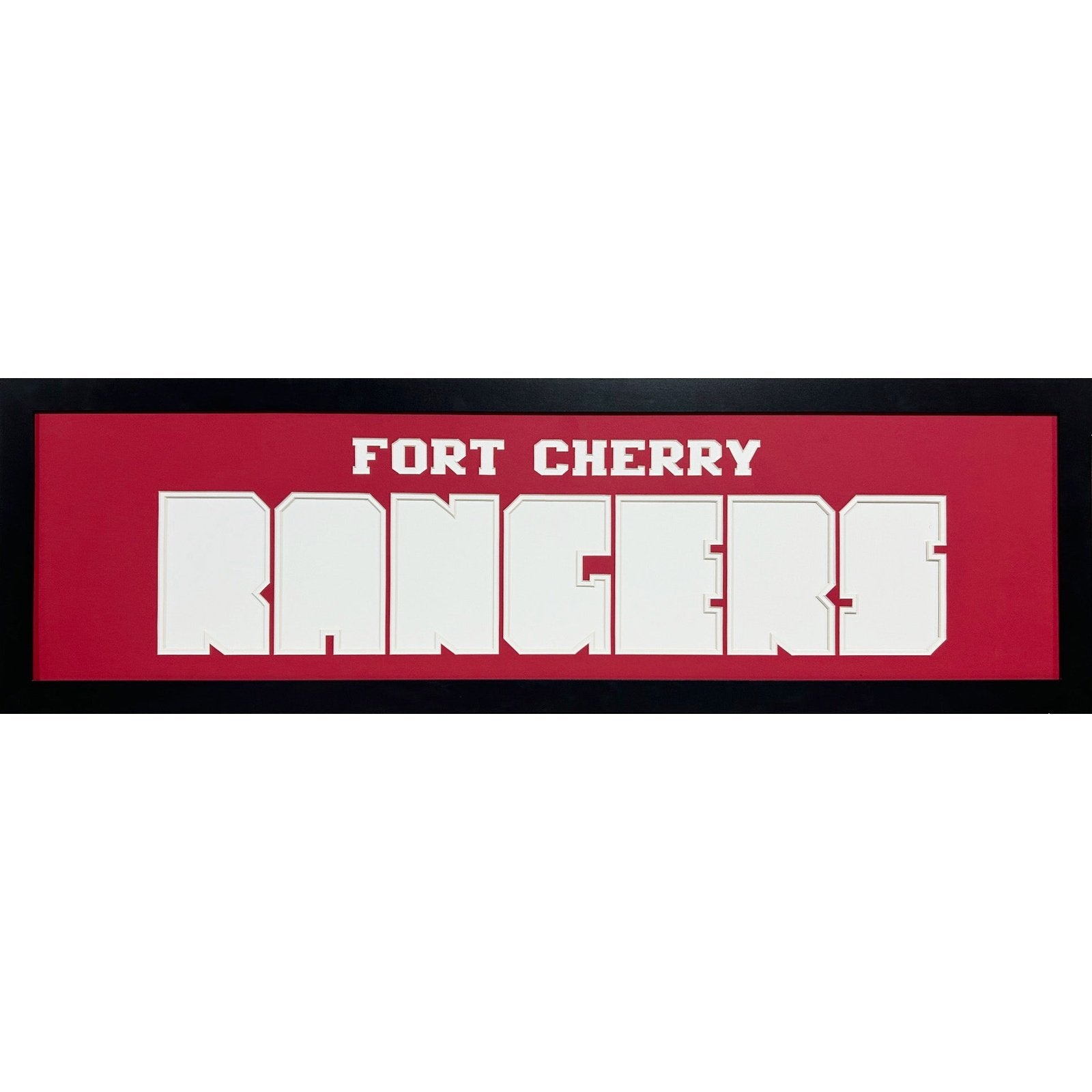 Fort Cherry Rangers Custom School Nameplate 7 Photo Frame_ 1