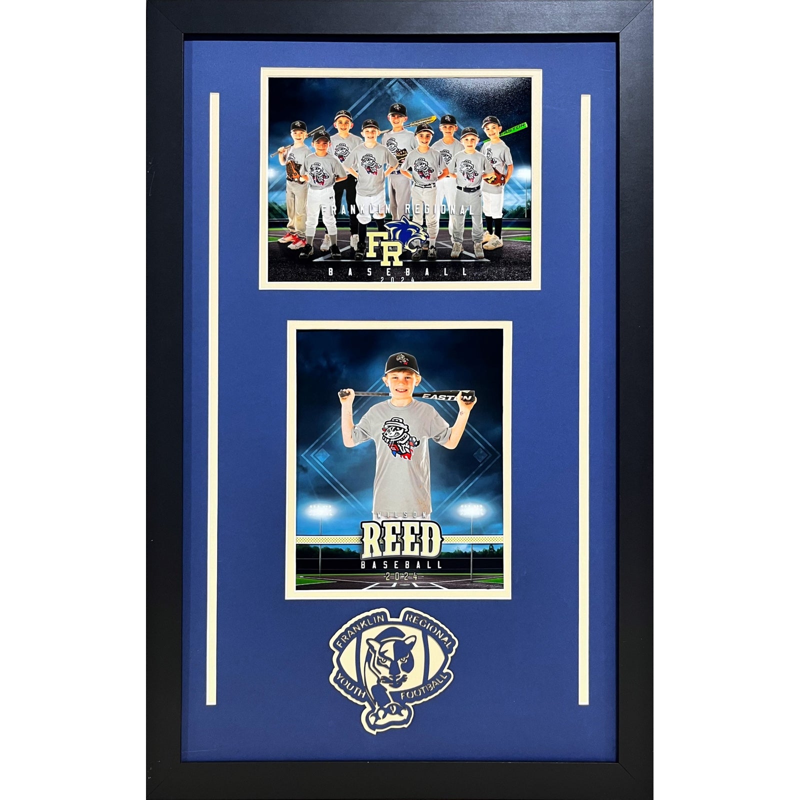 Franklin Regional FAMFA Youth Football 2-8x10 Custom Picture Photo Frame_ 1