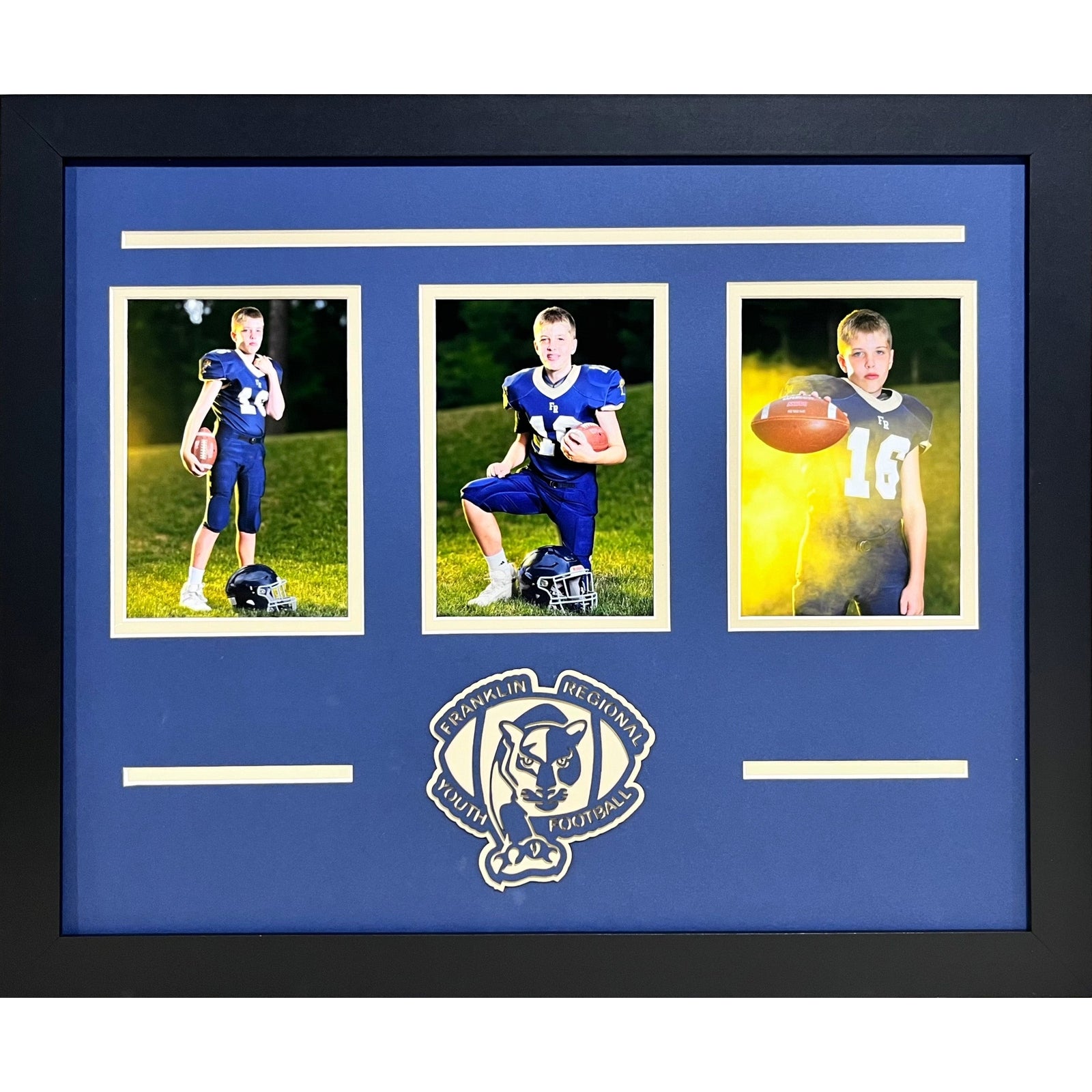 Franklin Regional FAMFA Youth Football 3-5x7 Custom Picture Photo Frame_ 1