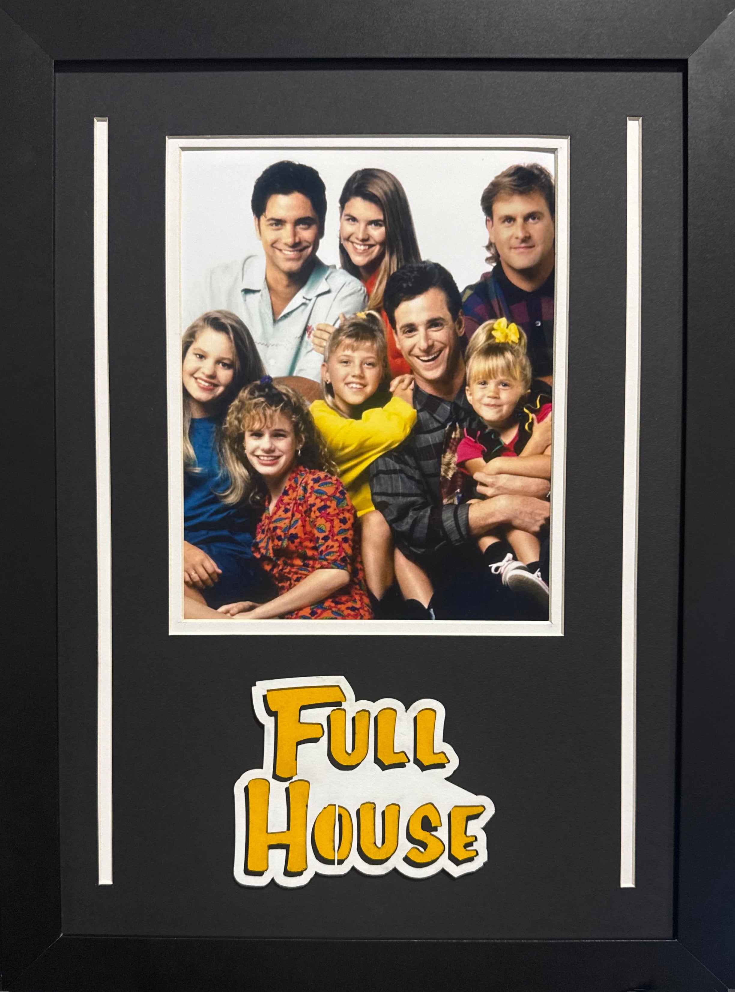 Full House Custom 8x10 Portrait Photo Frame Candace Cameron John Stamos Comic-Con