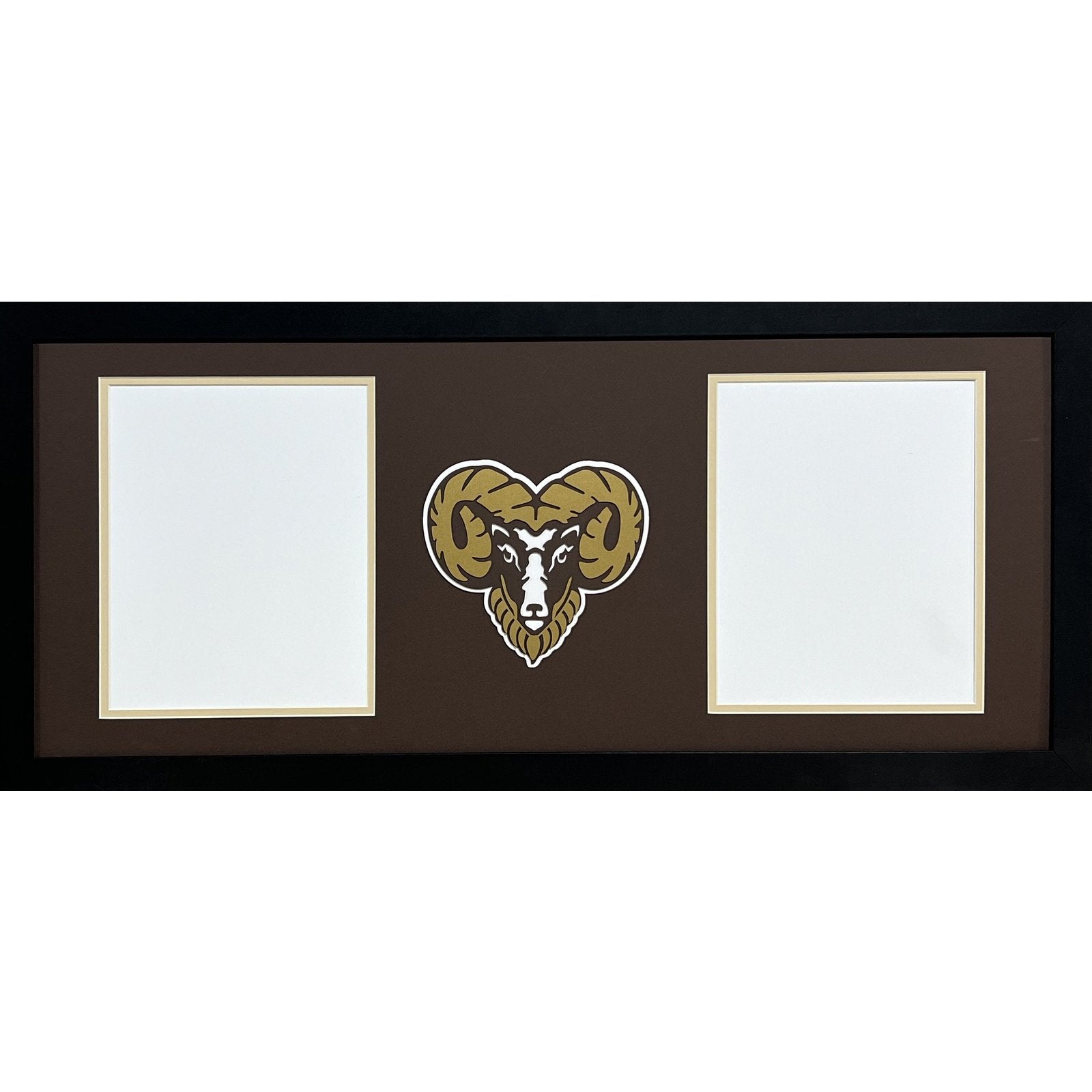 Highlands Rams Custom School 2 Photo Frame 2 Vertical 8x10s Portrait Style_ 1