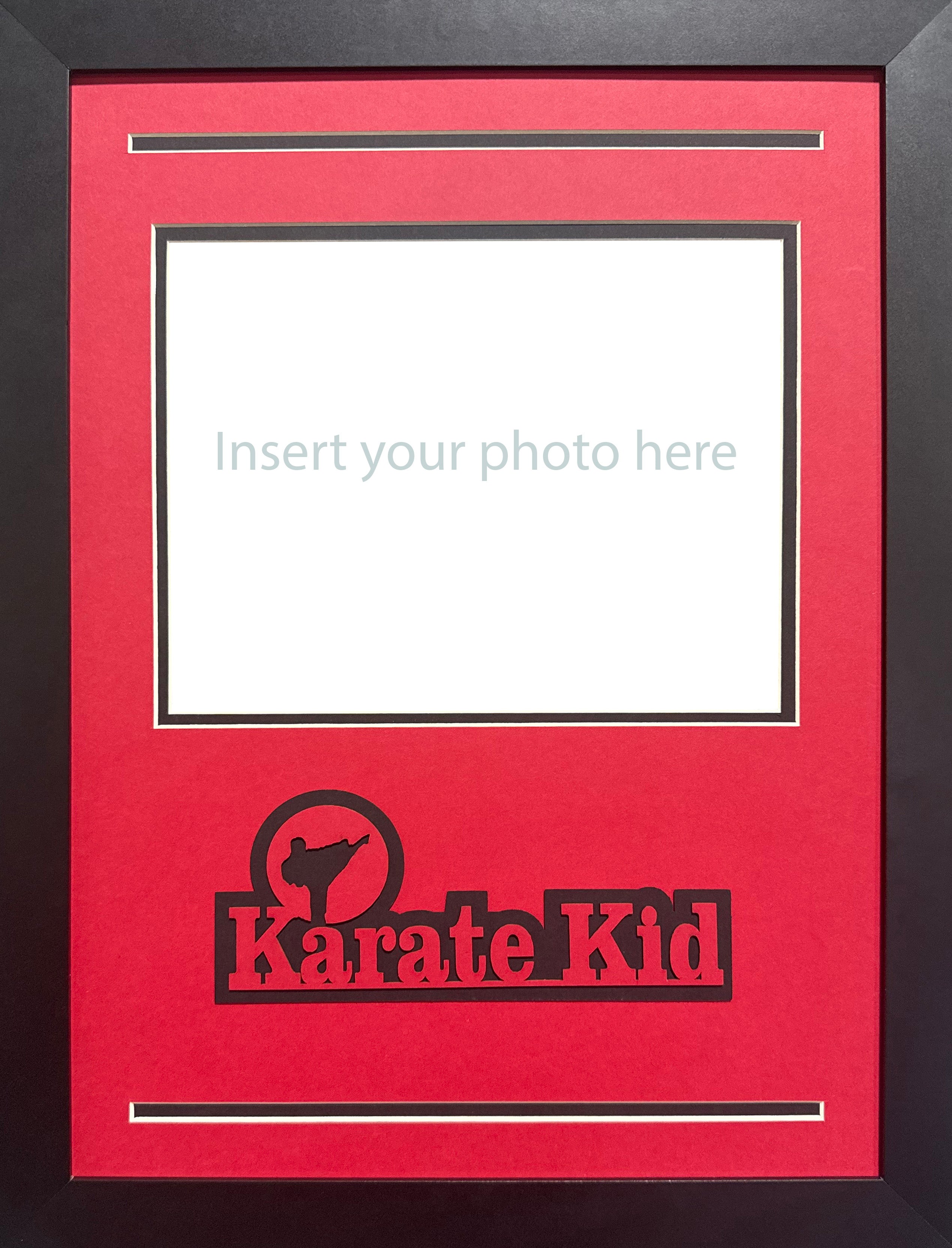 Karate Kid Ralph Macchio Custom 8x10 Landscape Photo Frame Comic-Con Red