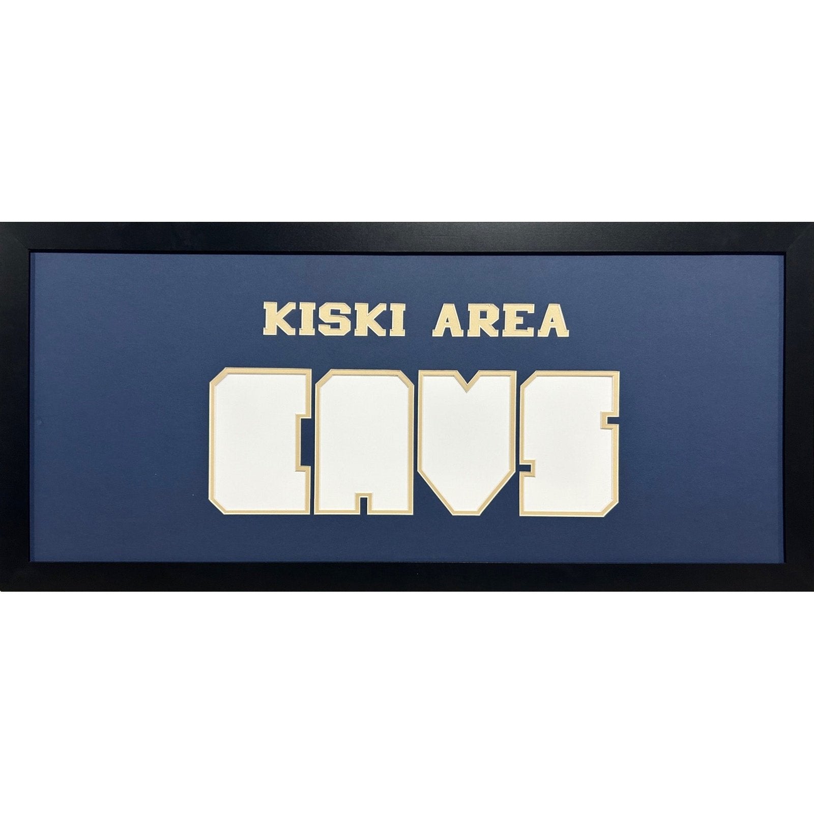 Kiski Area Cavs Custom School Nameplate 4 Photo Frame_ 1