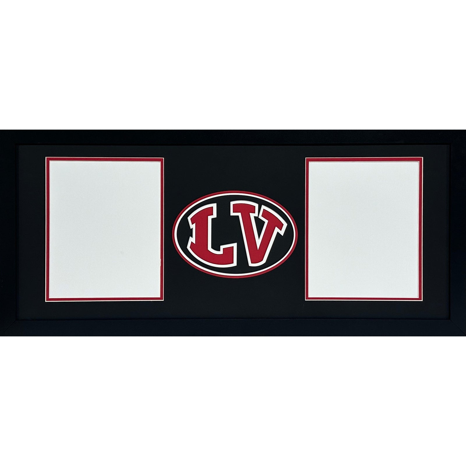 Ligonier Valley Rams Custom School 2 Photo Frame 2 Vertical 8x10s Portrait Style_ 1