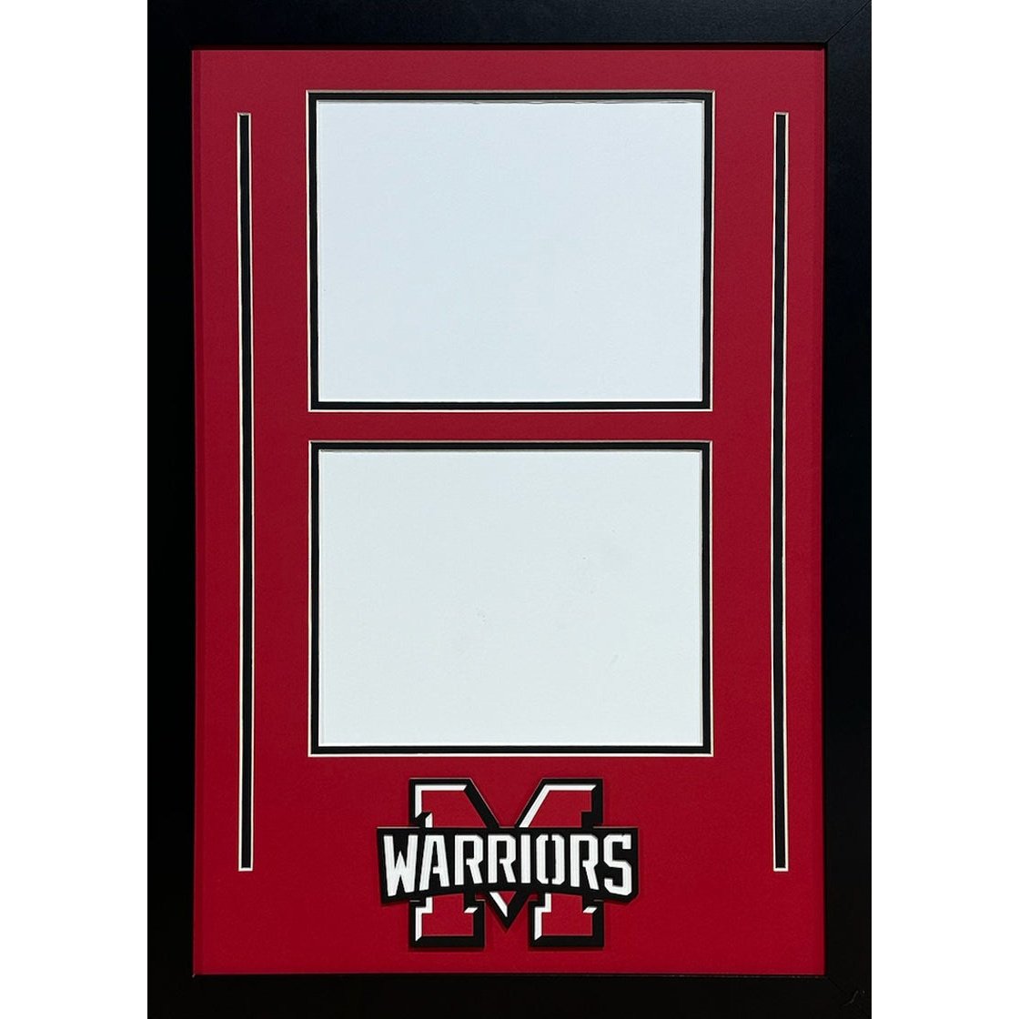 Mohawk Warriors Custom School Photo Frame 2 8x10s Landscape Style_ 1