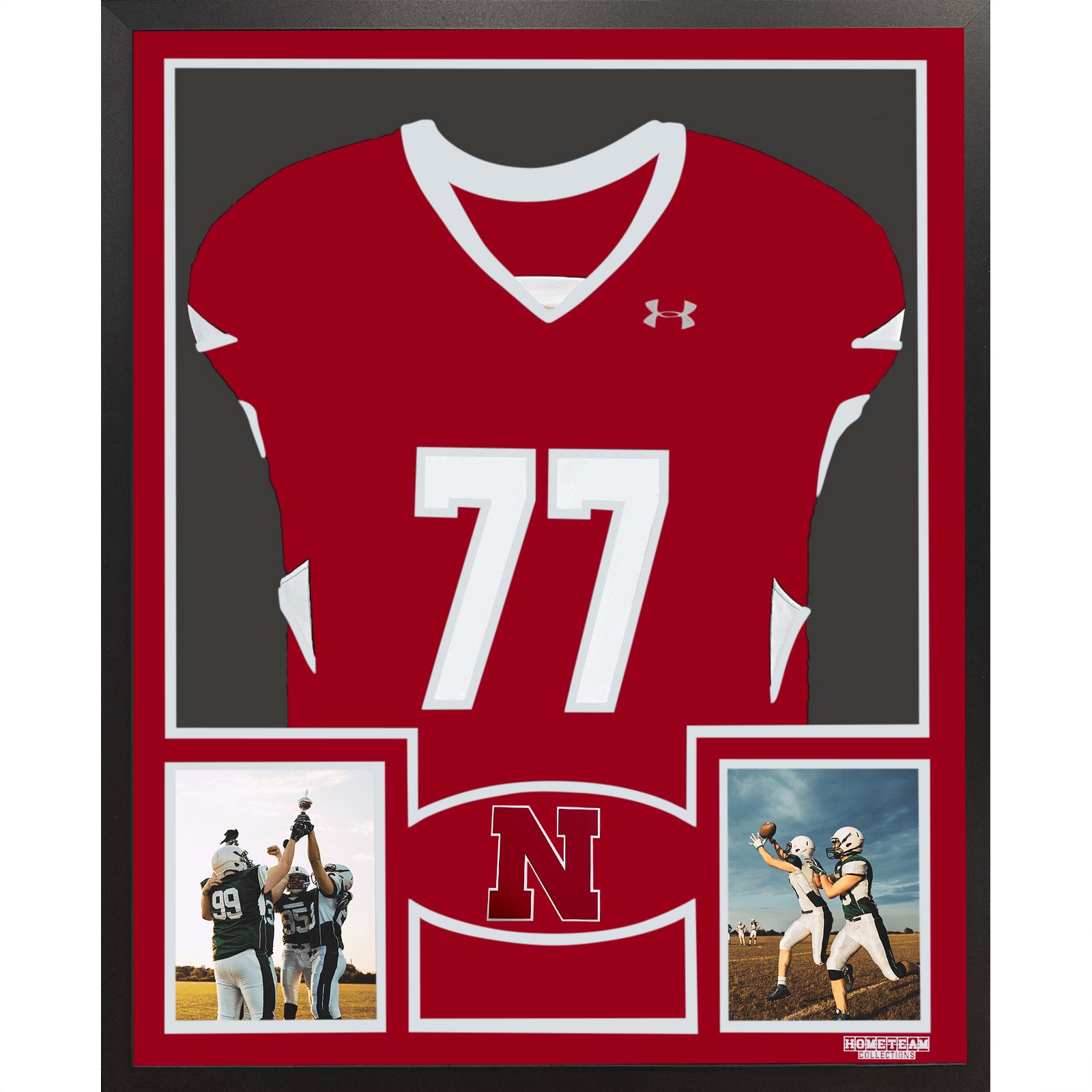 Neshannock Lancers Premier Large Framed Jersey with Dual Photo Displays_ 1