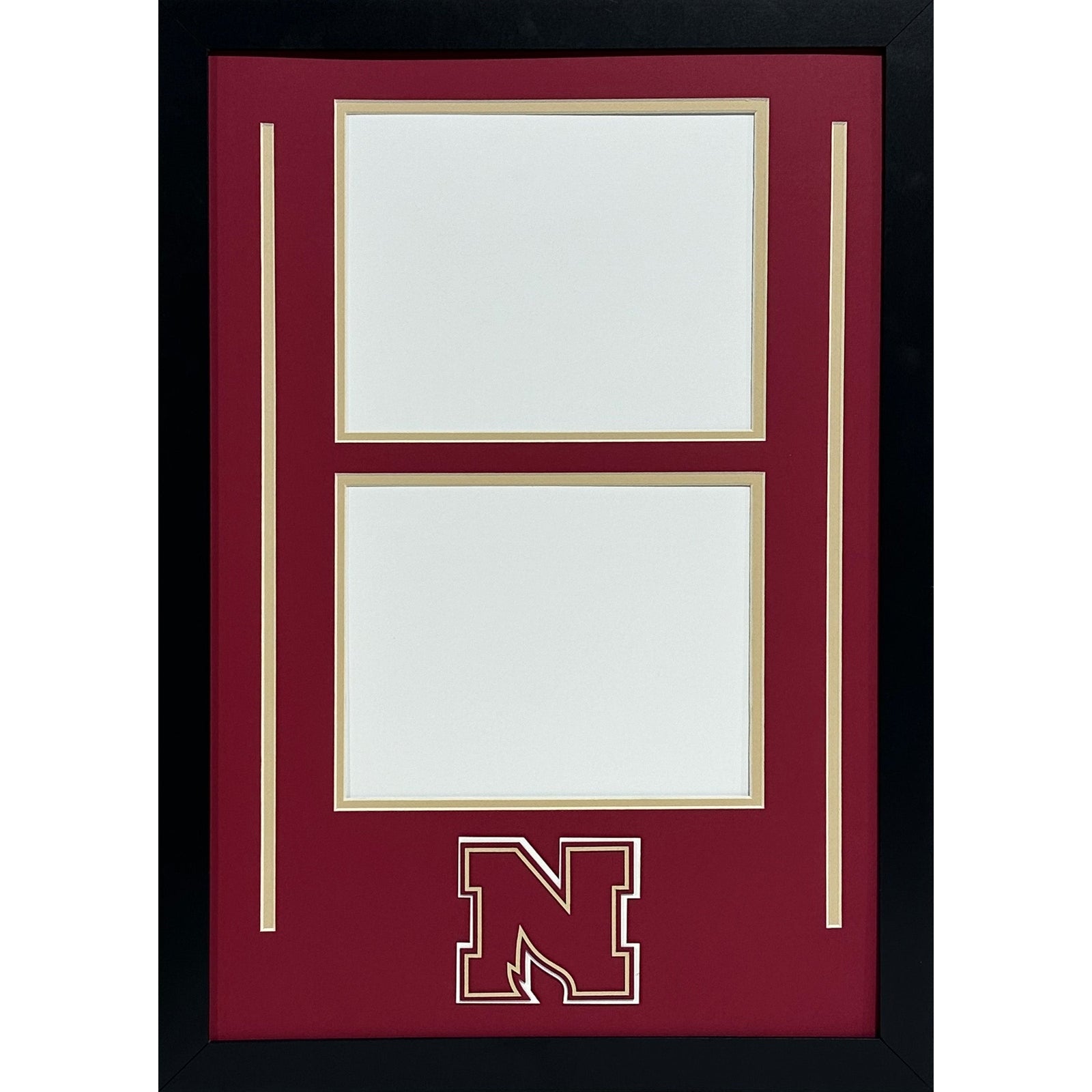 Northgate Flames Custom School Photo Frame 2 8x10s Landscape Style_ 1