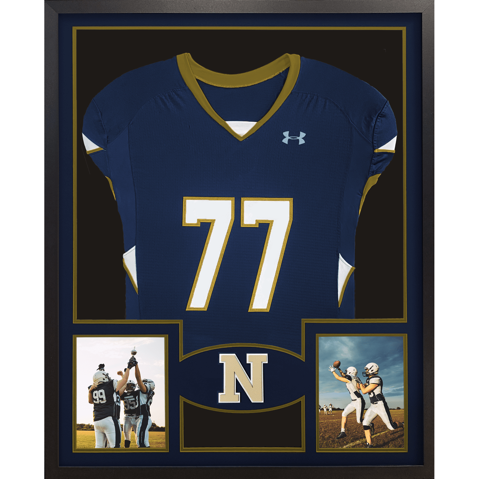 Norwin Knights Premier Large Framed Jersey with Dual Photo Displays_ 1