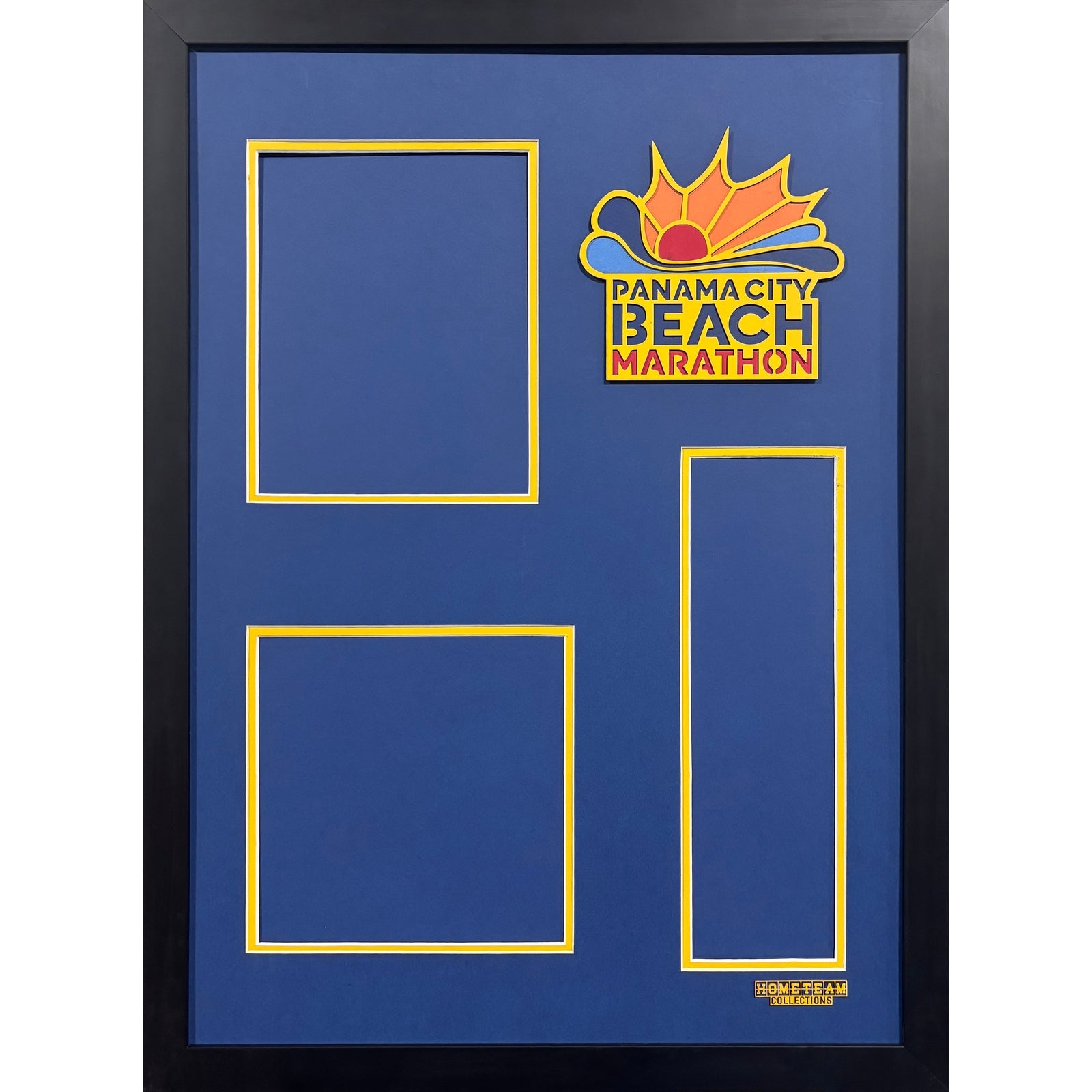 Panama City Beach Marathon Custom Portrait 8x10 Picture, Bib & Medal Frame PM11_ 1