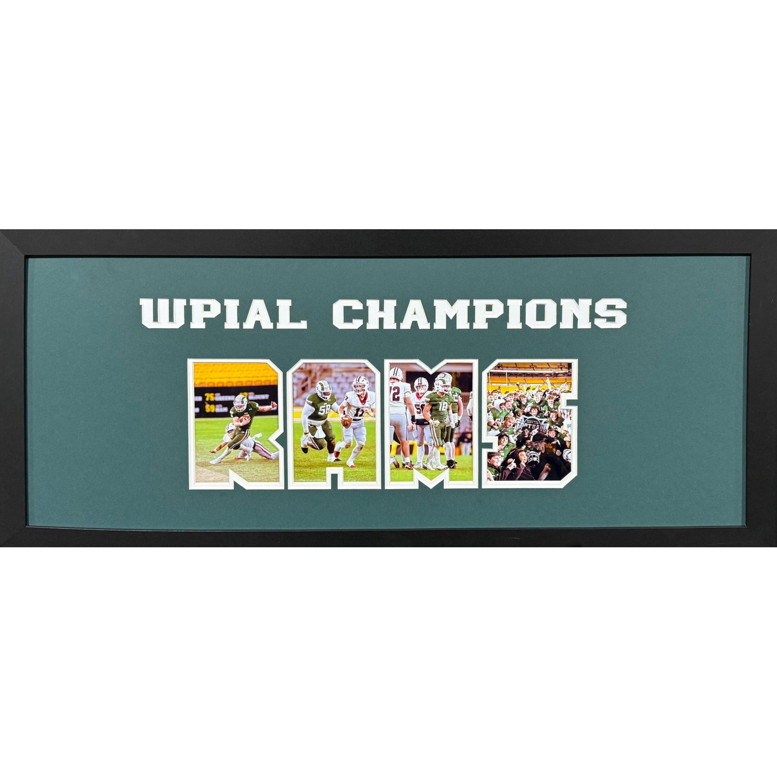 Pine Richland Rams Custom School Nameplate 4 Photo Frame WPIAL CHAMPIONS_ 1