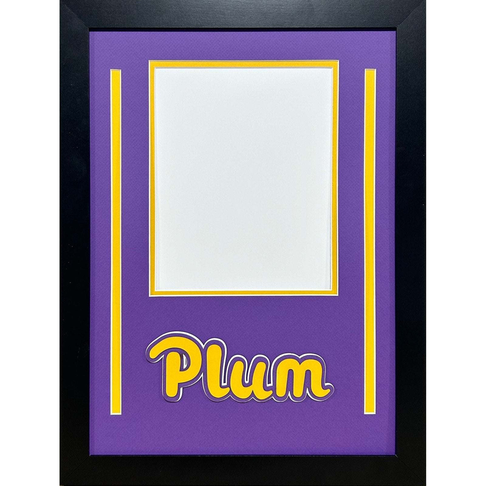 Plum Mustangs Custom School 8x10 Photo Frame_ 1